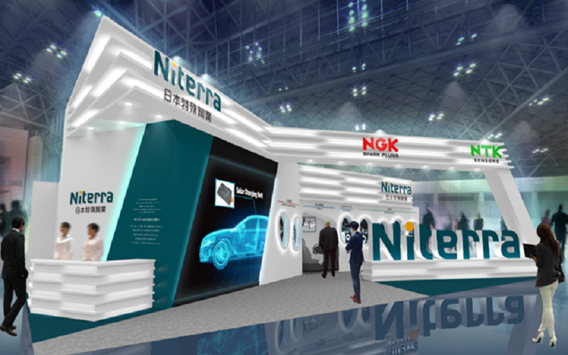 日本特殊陶業のジャパンモビリティショー出展ブースイメージ