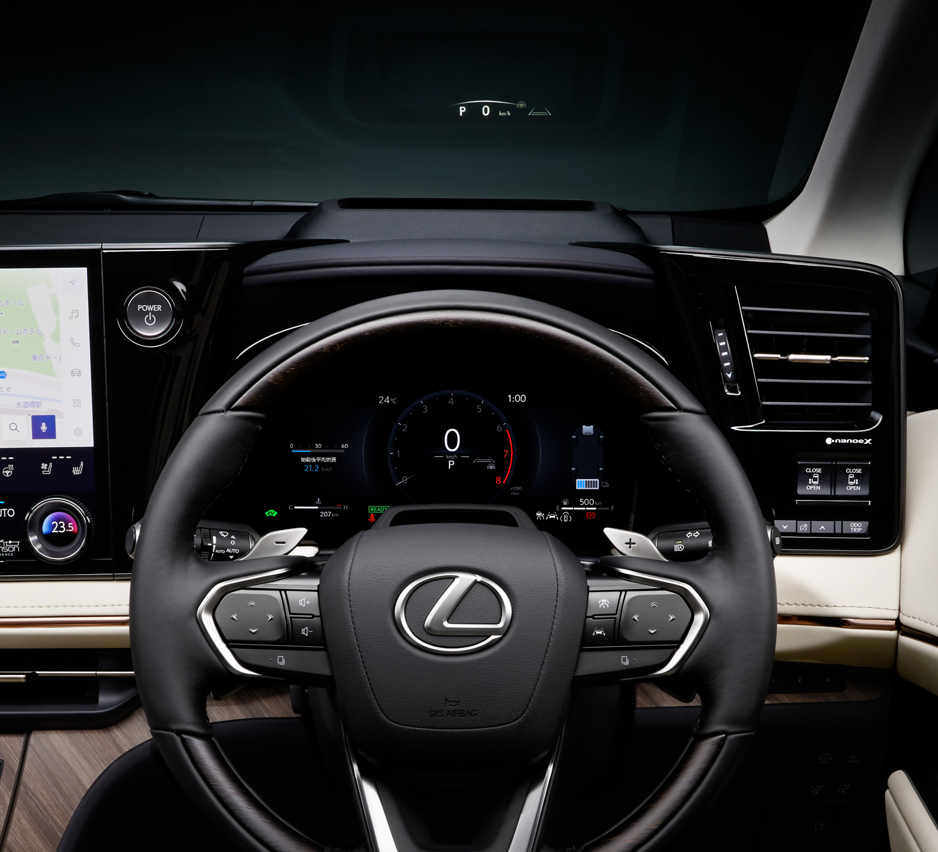 カラーヘッドアップディスプレイ