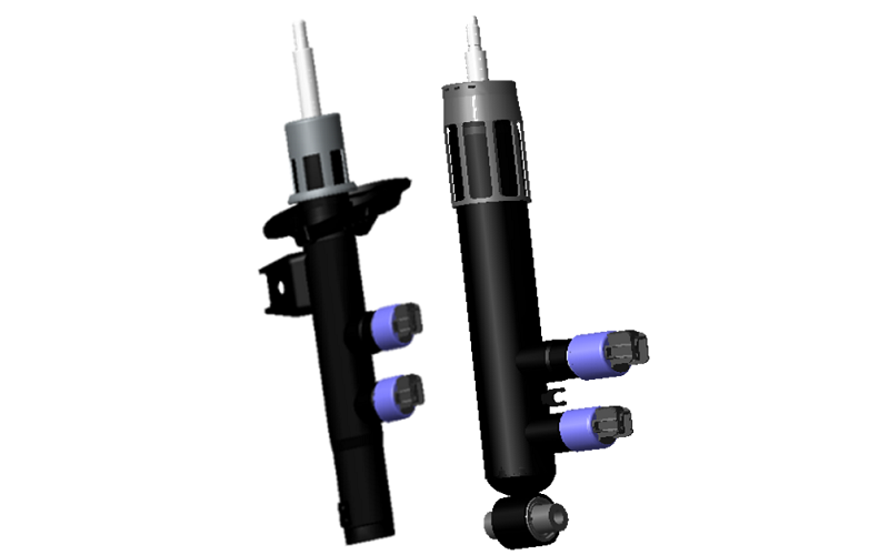 カヤバの電子制御ショックアブソーバ（CG）