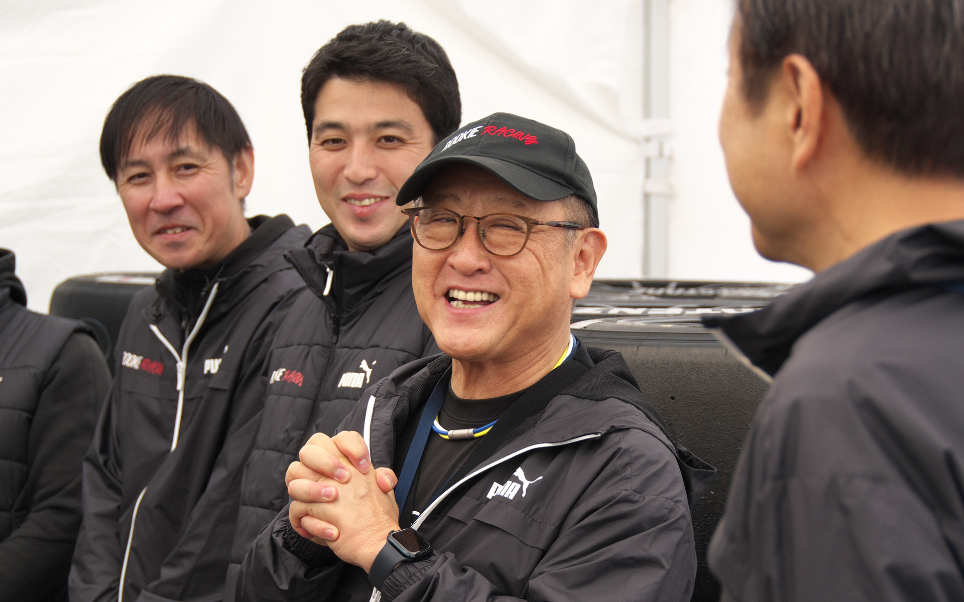 ルーキーレーシングのモリゾウ選手としても知られる豊田章男氏。本日はオーナーとしてチームを応援