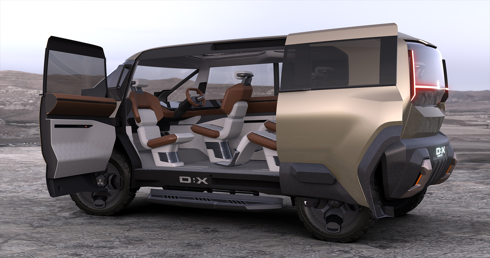 ボディカラーはカッパーにセミグロスの新しい質感を与えたもの