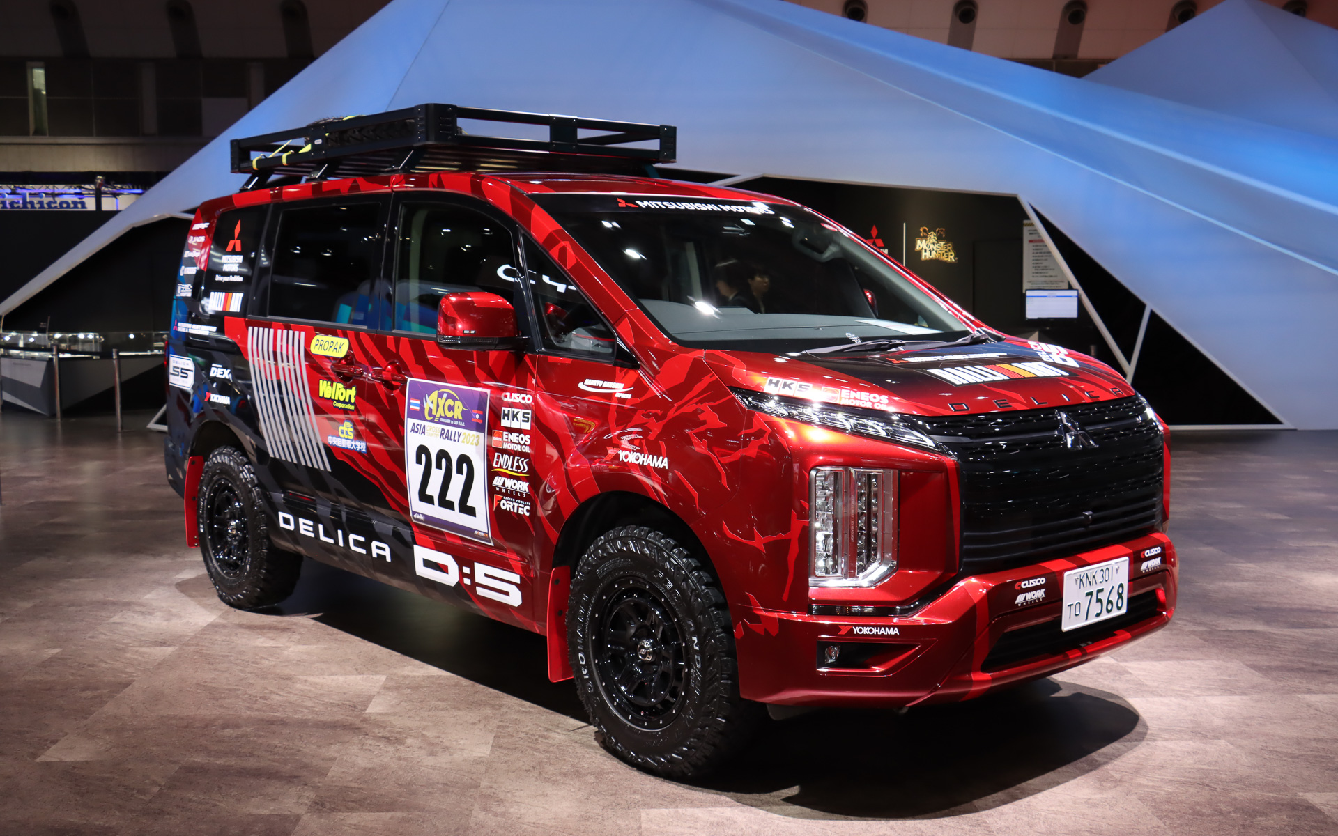 「デリカD：5 アジアクロスカントリーラリー2023 サポートカー」