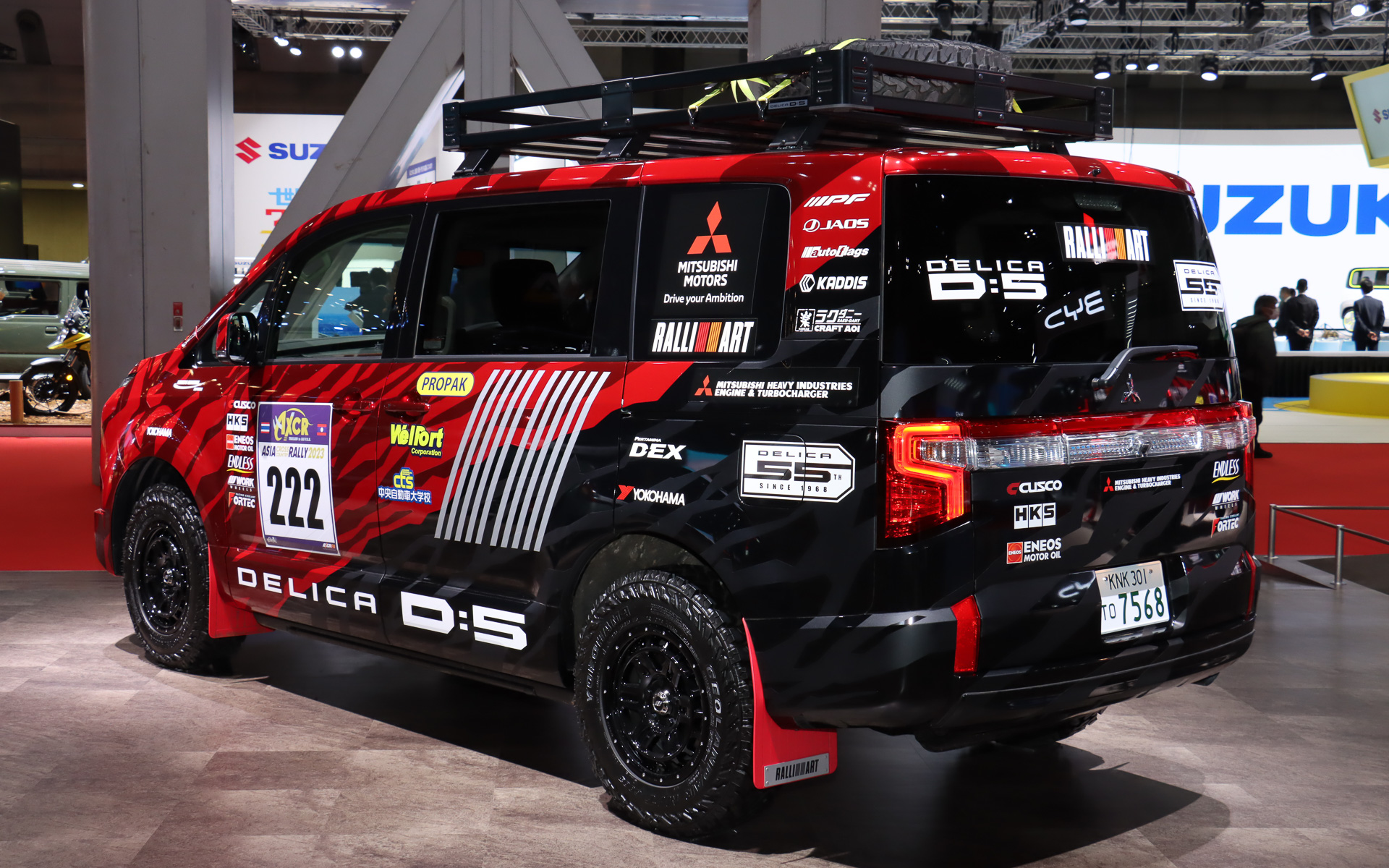 「デリカD：5 アジアクロスカントリーラリー2023 サポートカー」
