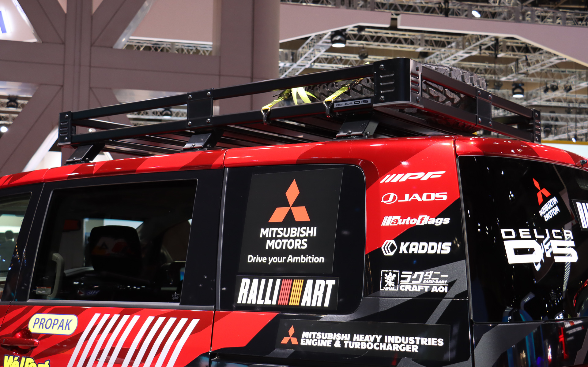 「デリカD：5 アジアクロスカントリーラリー2023 サポートカー」