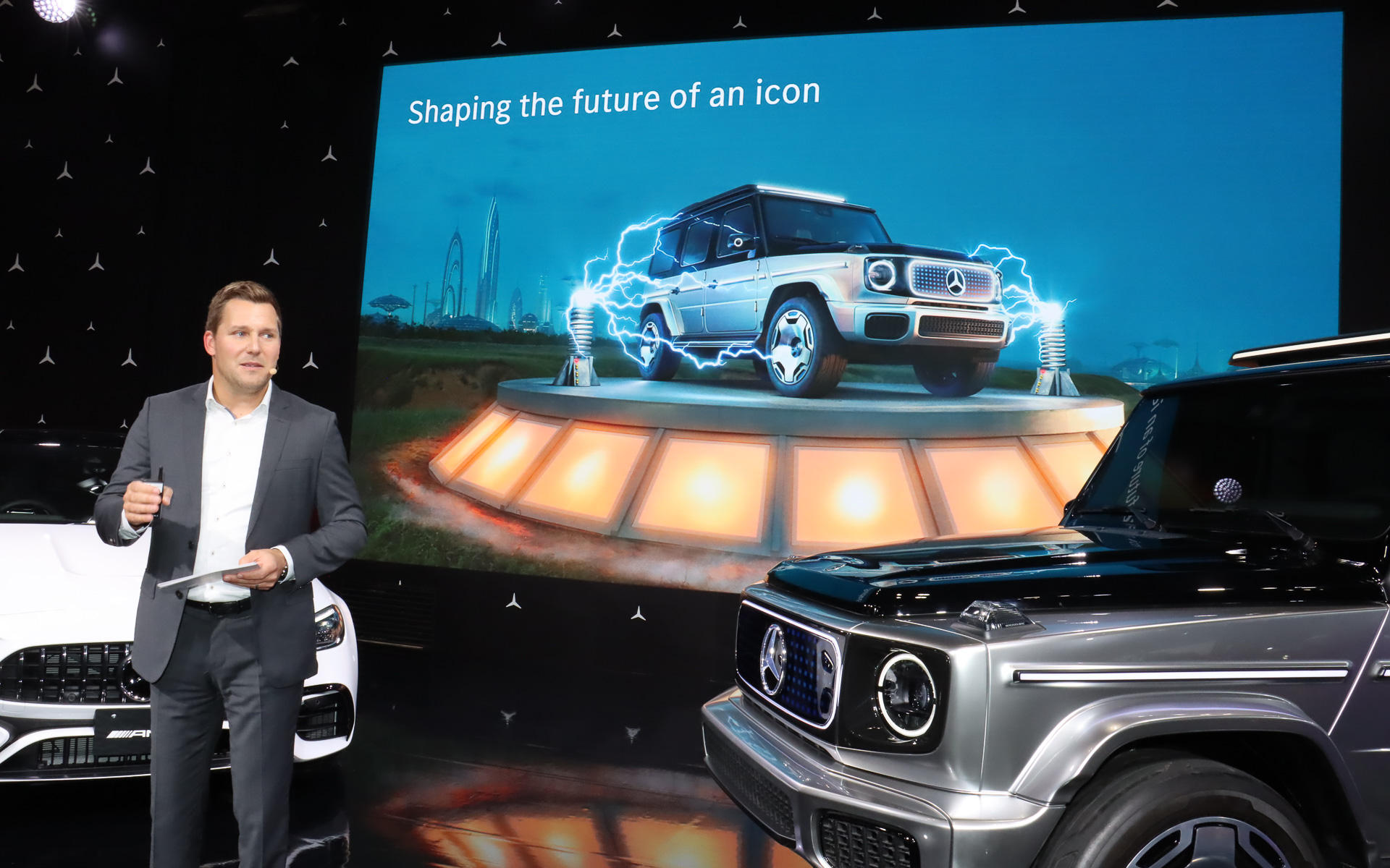 “電動化されたGクラス”につながる道筋を示すモデルがConcept EQGだとメンテル氏