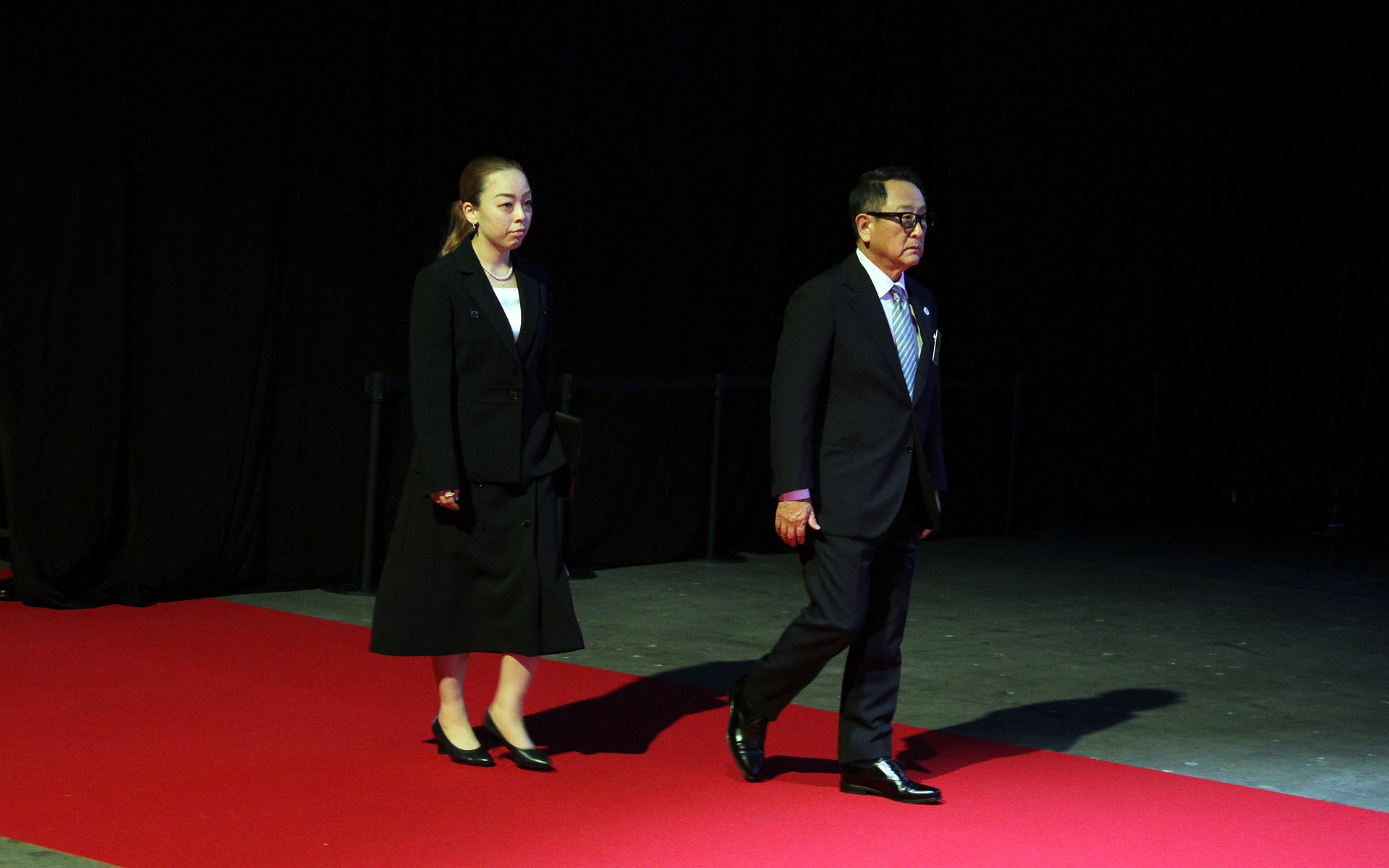 自工会 豊田章男会長、瑶子女王殿下がご来場