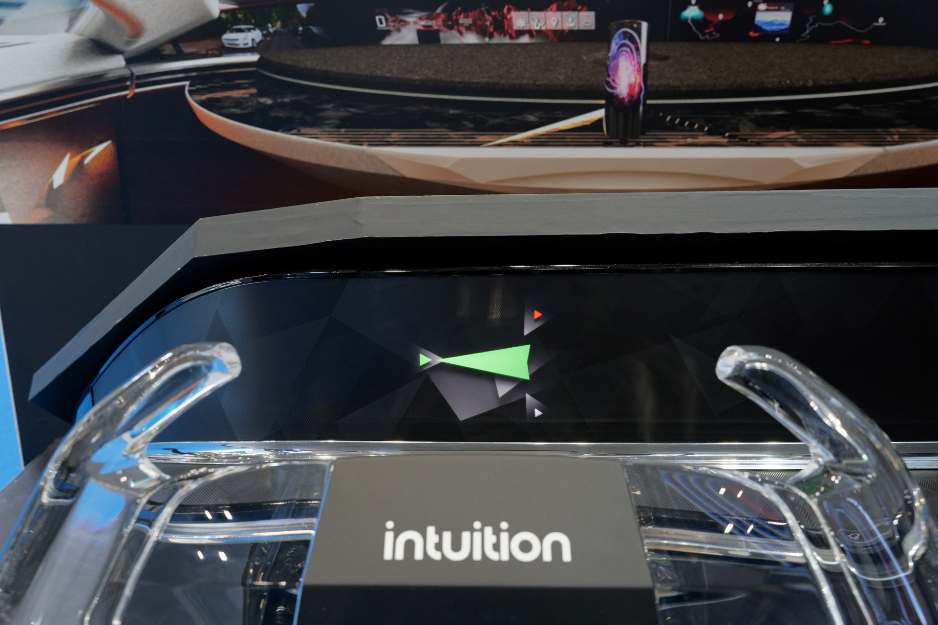 電源をオンにするとメーターディスプレイが出現