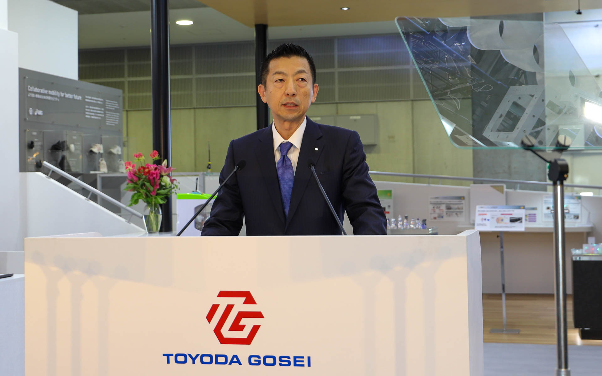 豊田合成株式会社 取締役社長 兼 CEO 斎藤克巳氏