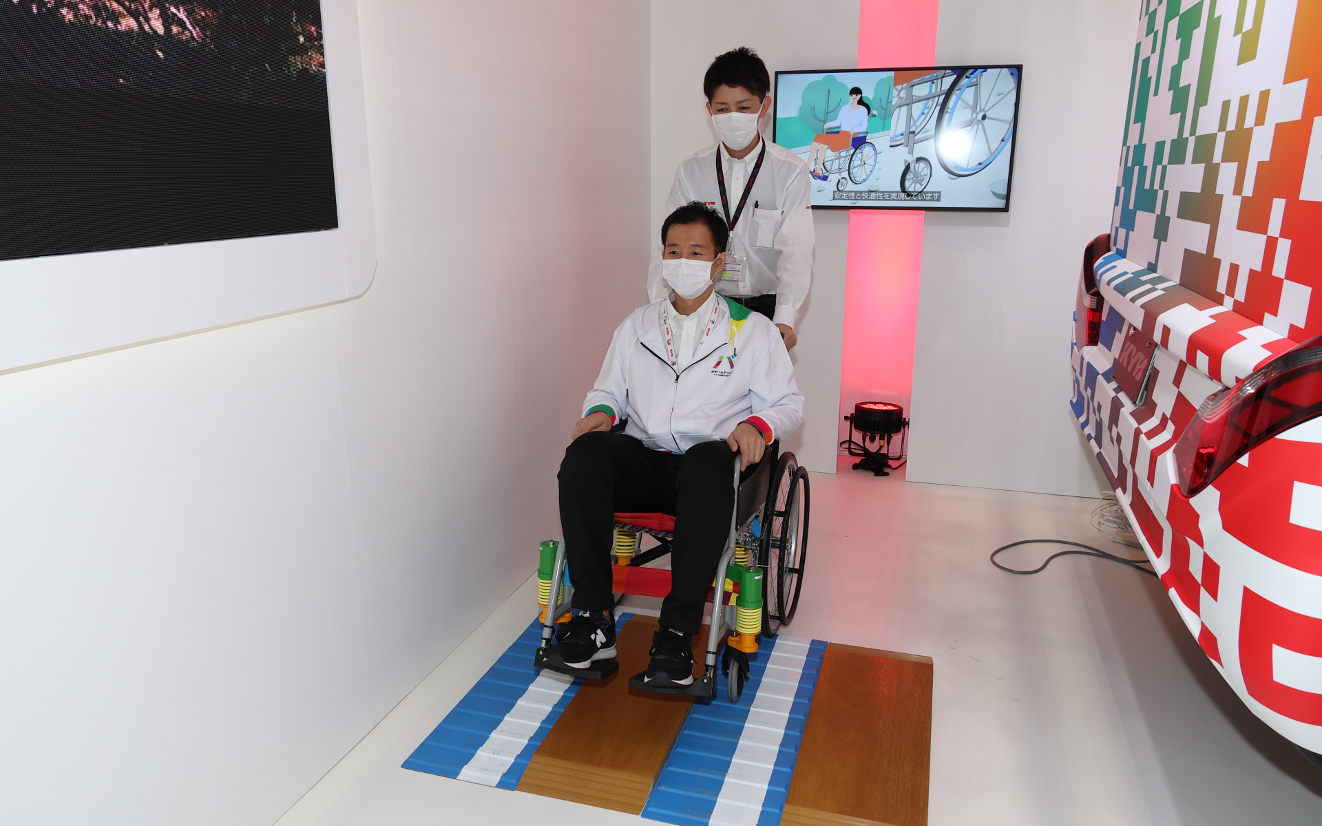 ショックアブソーバーを体感しよう！！