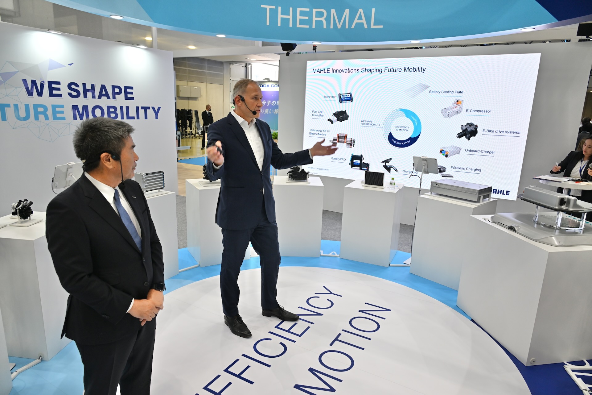 マーレの今後の方針や製品について語ったフランツ社長