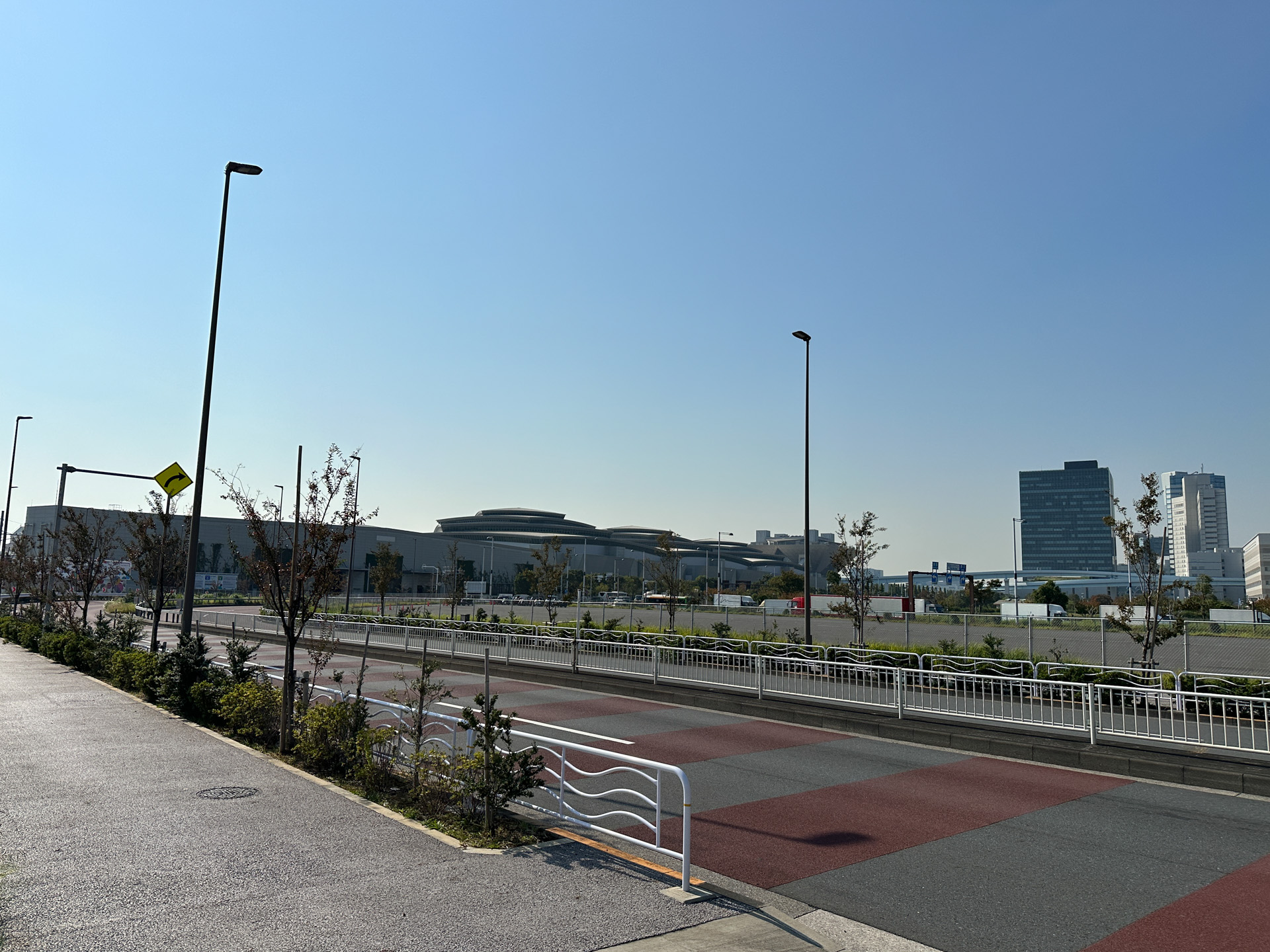 東京ビッグサイトと東京臨海広域防災公園などに挟まれる「青梅・有明南連絡線」