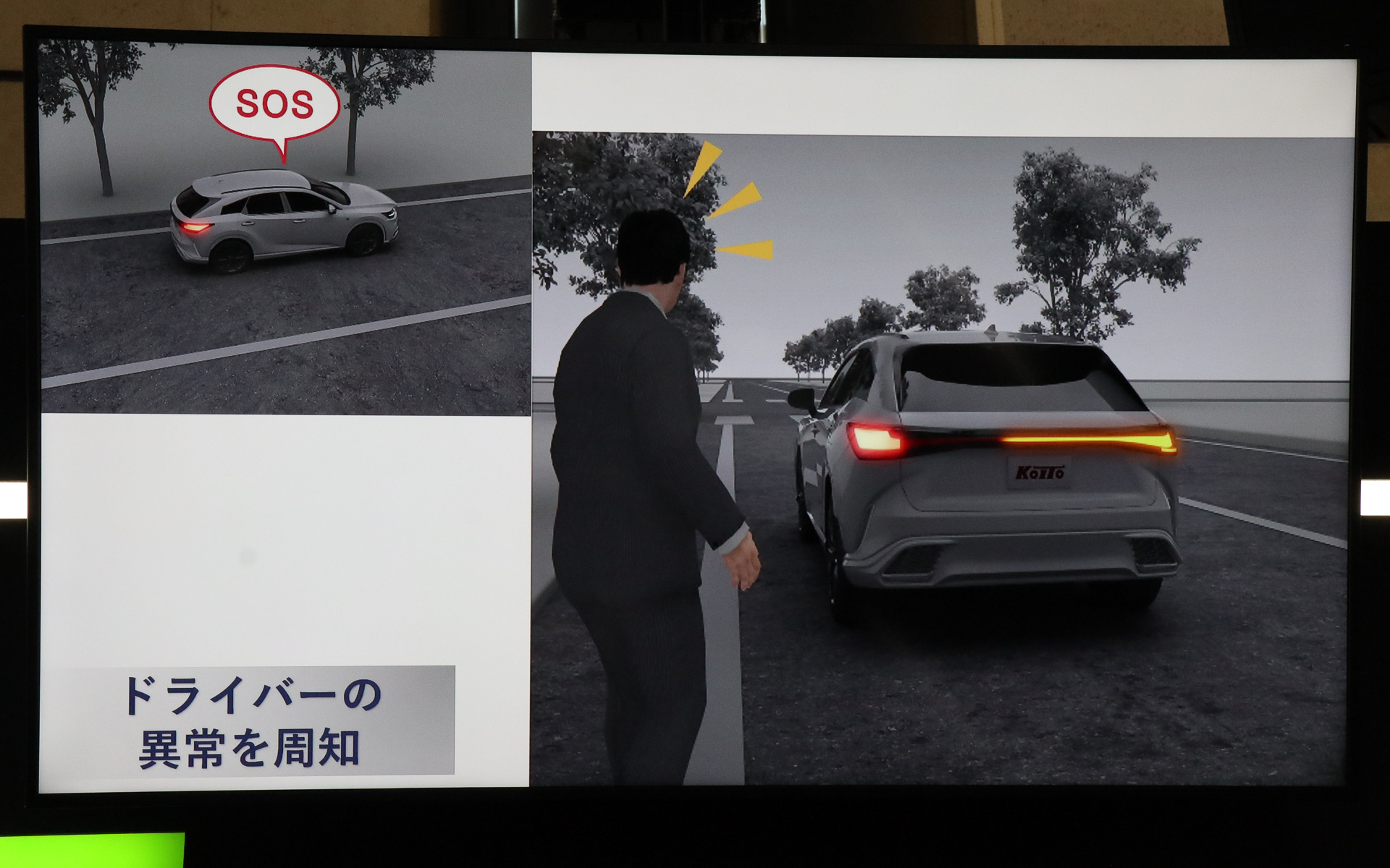 アニメーションランプの利用イメージ