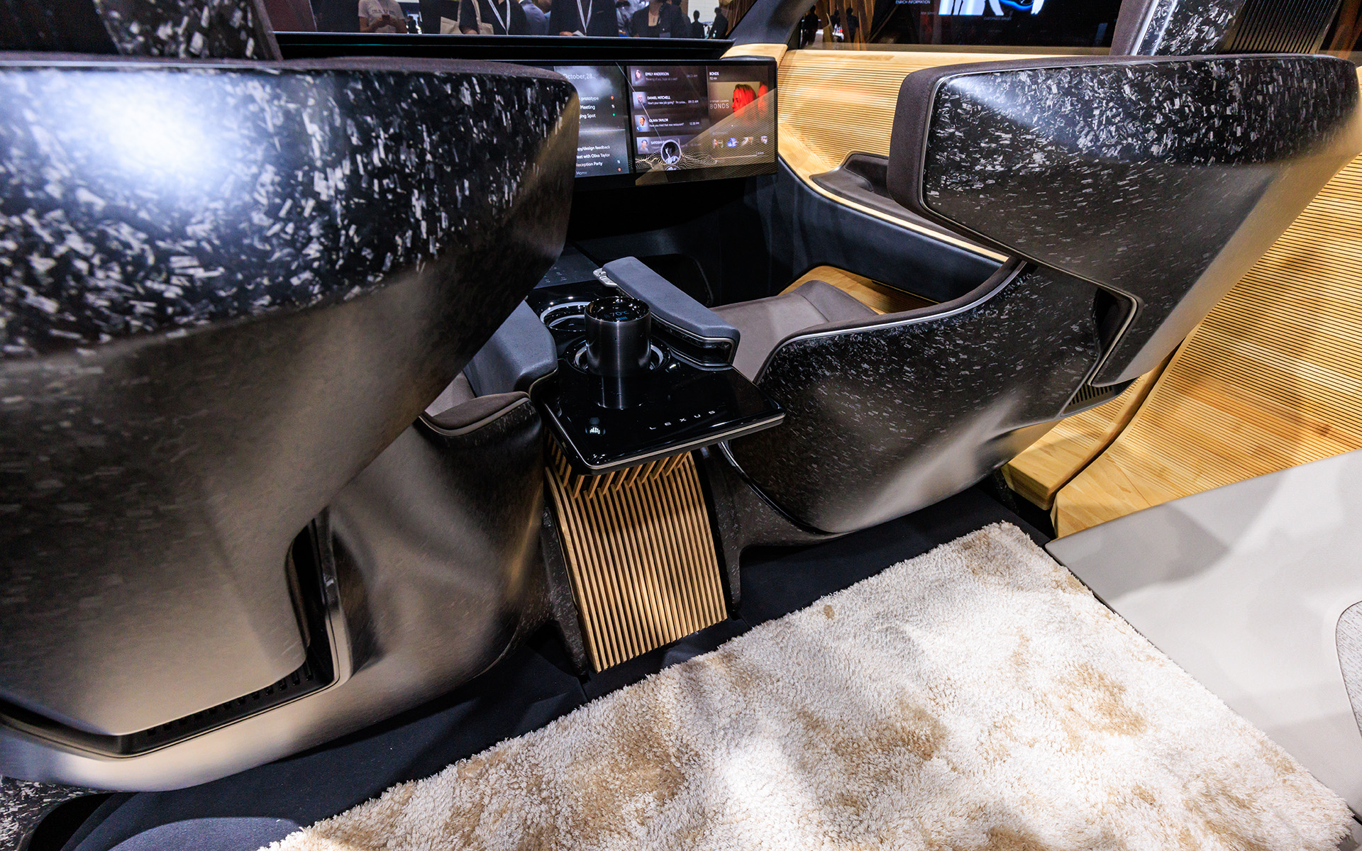 リアシートのフロアもフラット