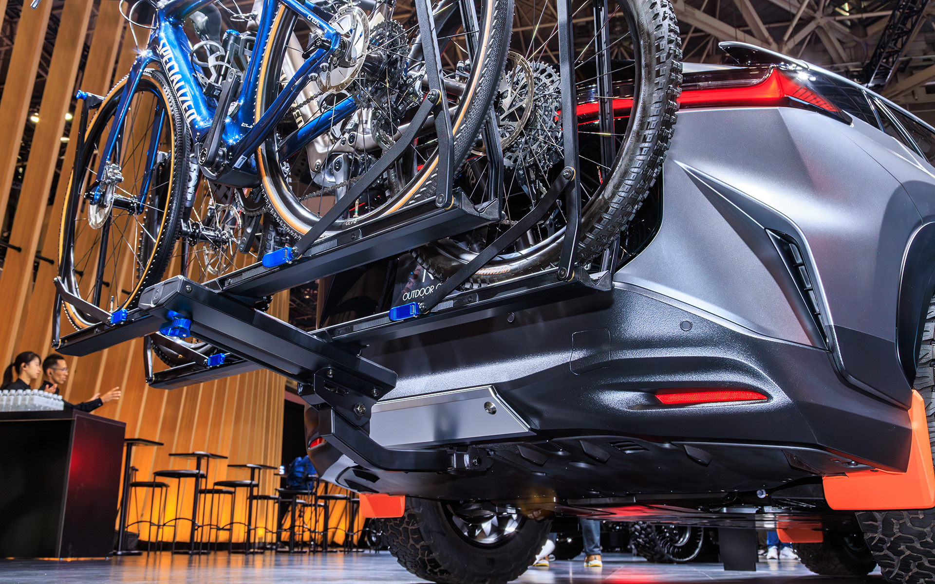 2台の自転車を積載可能な「RZ OUTDOOR CONCEPT」