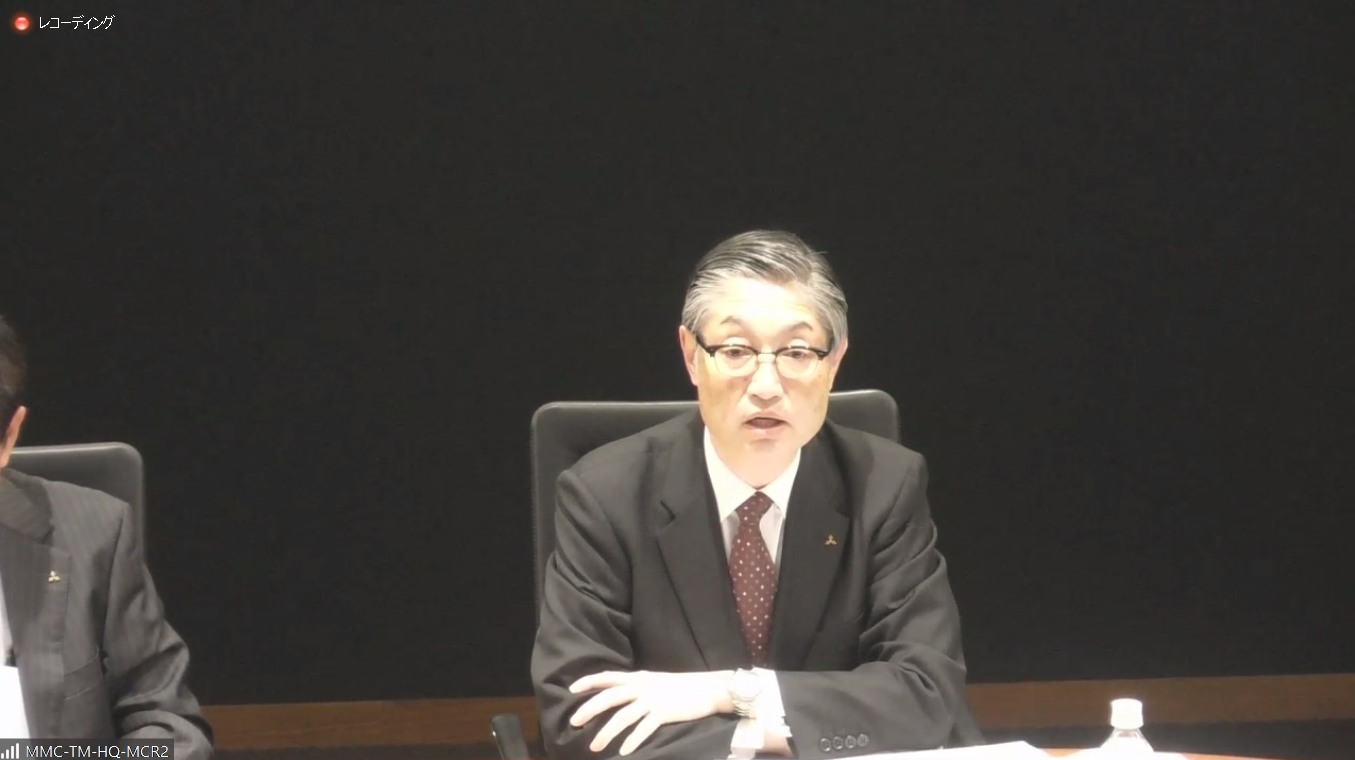 三菱自動車工業株式会社 代表執行役副社長（CFO）松岡健太郎氏