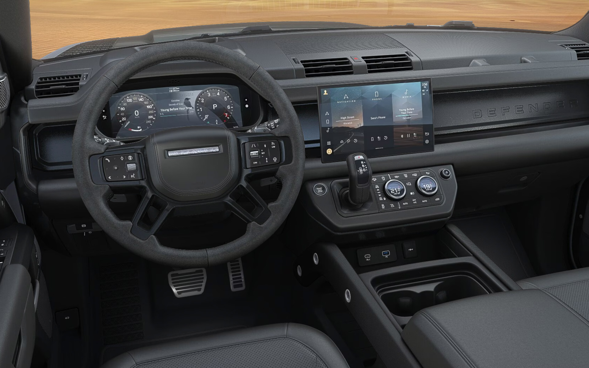 エボニーウィンザーレザーシートの内装。価格は1770万5100円で限定30台