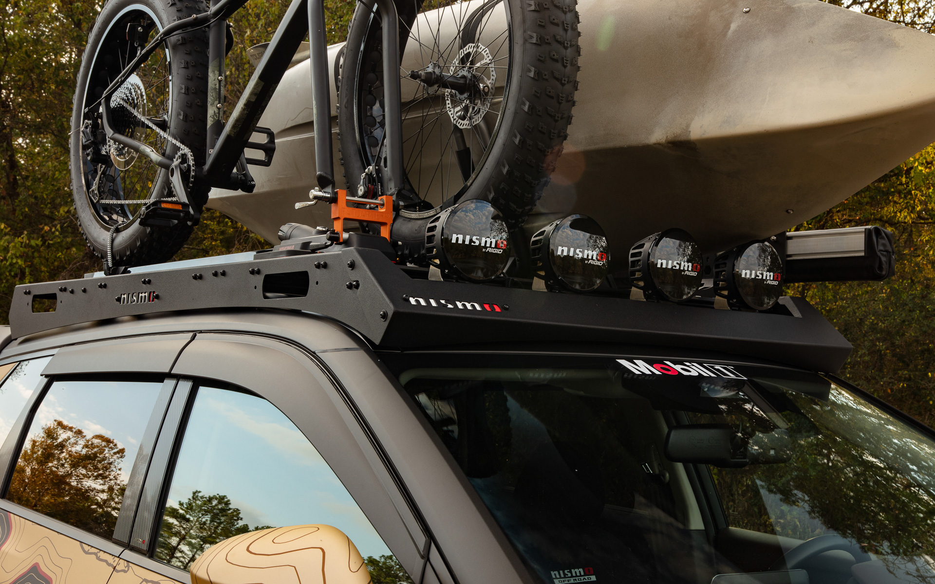 カヤック/マウンテンバイク用ルーフラック