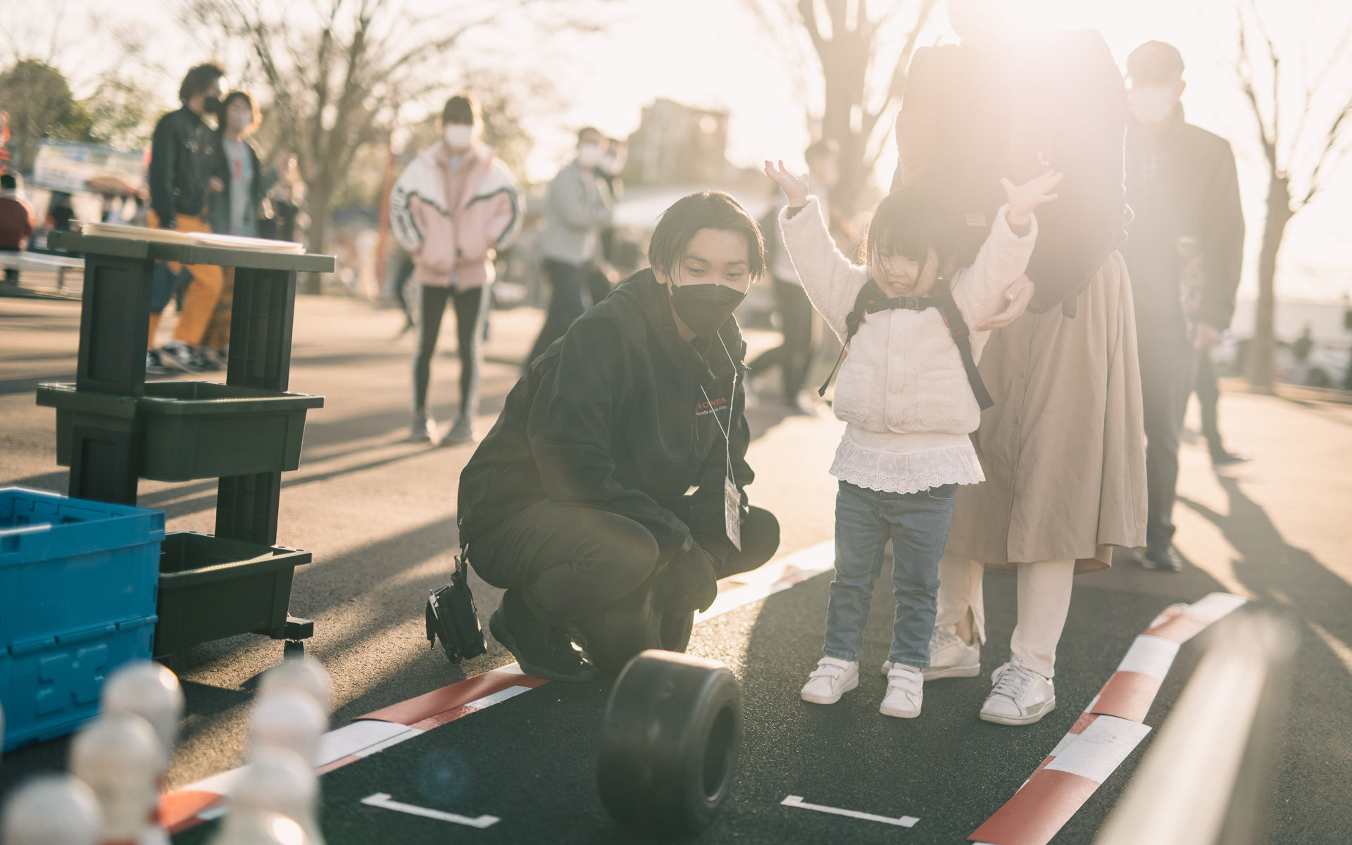 タイヤコロコロボウリング