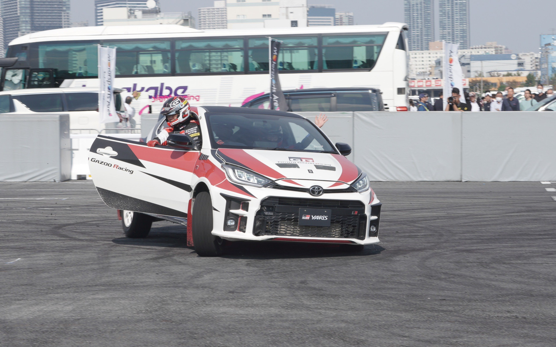 ジャパンモビリティショーでのデモラン