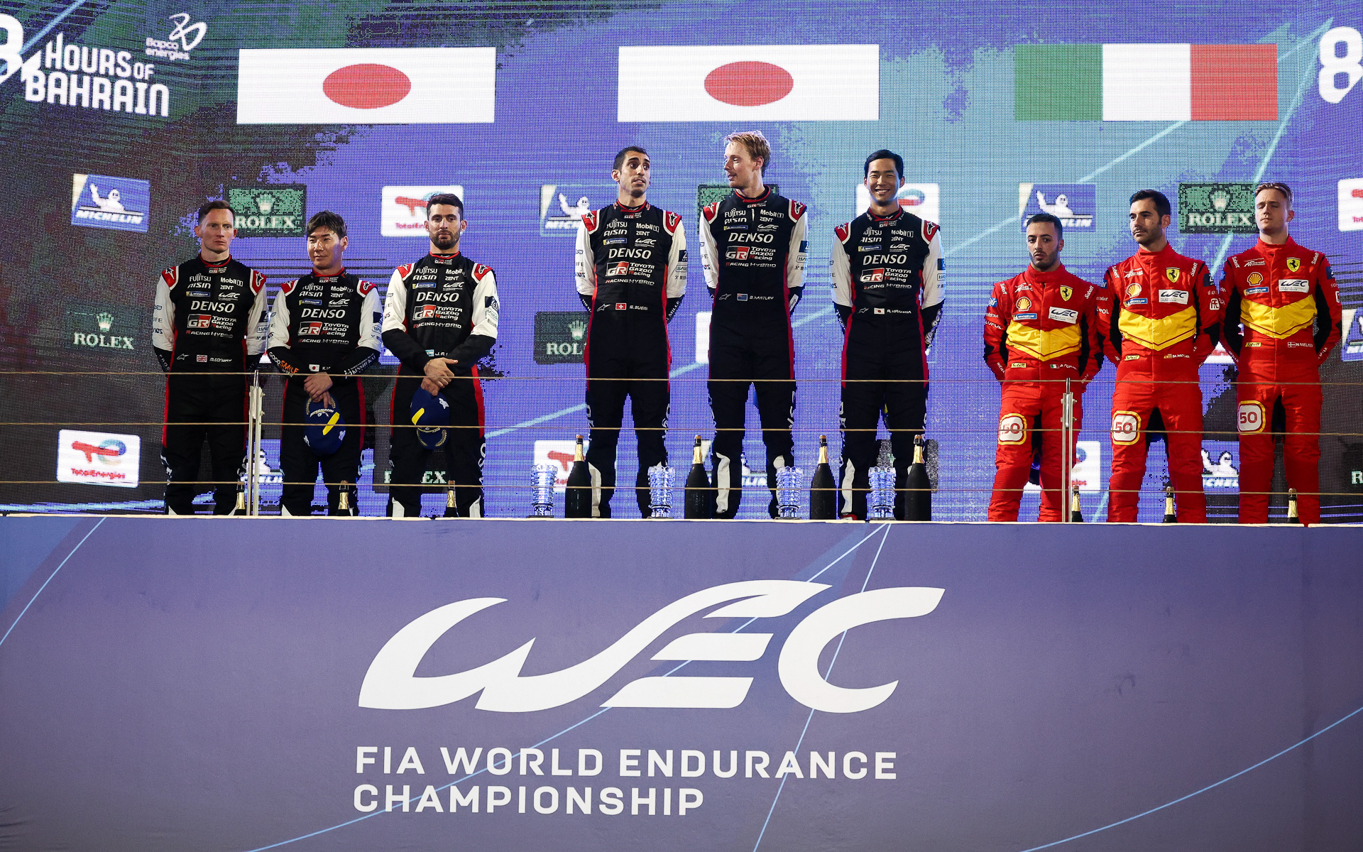 8号車 GR010 HYBRID（セバスチャン・ブエミ/ブレンドン・ハートレー/平川亮）が優勝、7号車（小林可夢偉/マイク・コンウェイ/ホセ・マリア・ロペス）が2位を獲得した