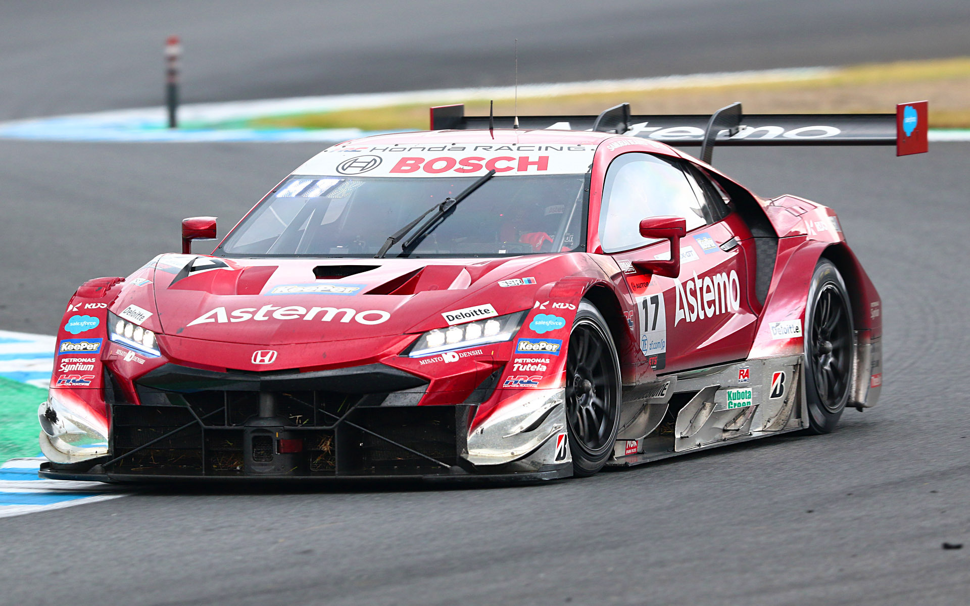 3位の17号車 Astemo NSX-GT（塚越広大/松下信治）