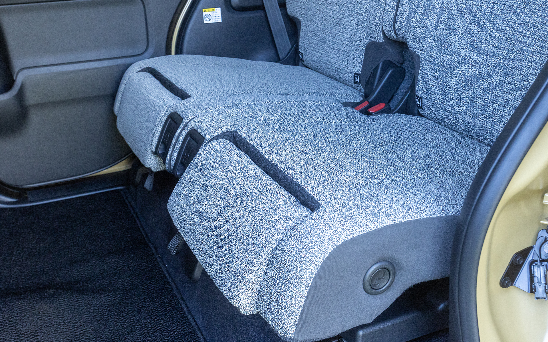 レッグサポートモード。ワンノッチ起こした状態