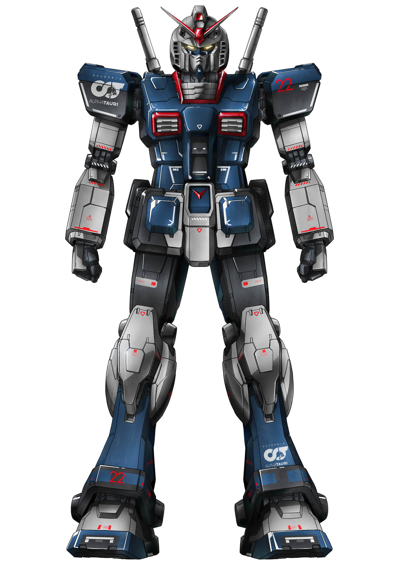 RX-78-2 ガンダムのコラボデザインイラスト