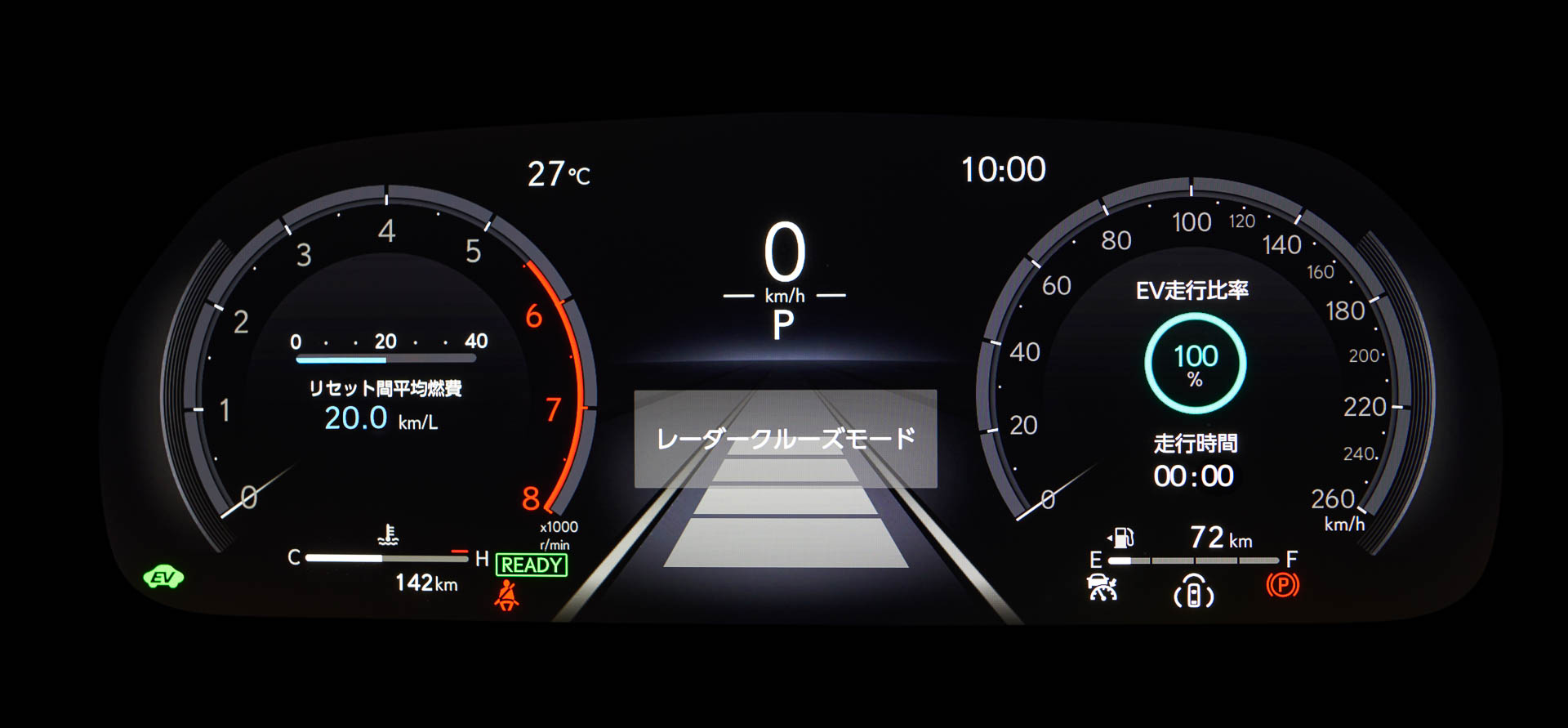 12.3インチTFT液晶式メーター