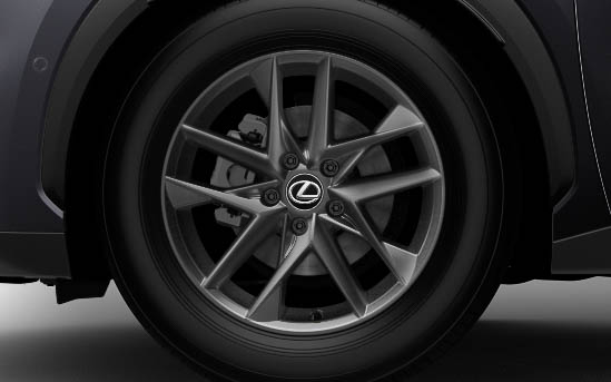 17インチアルミホイール（ミディアムグレーメタリック塗装）