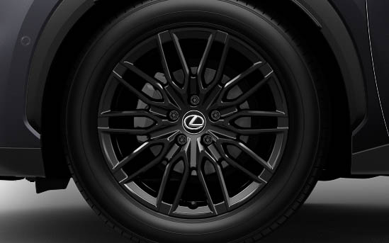 18インチアルミホイール（ブラック塗装）