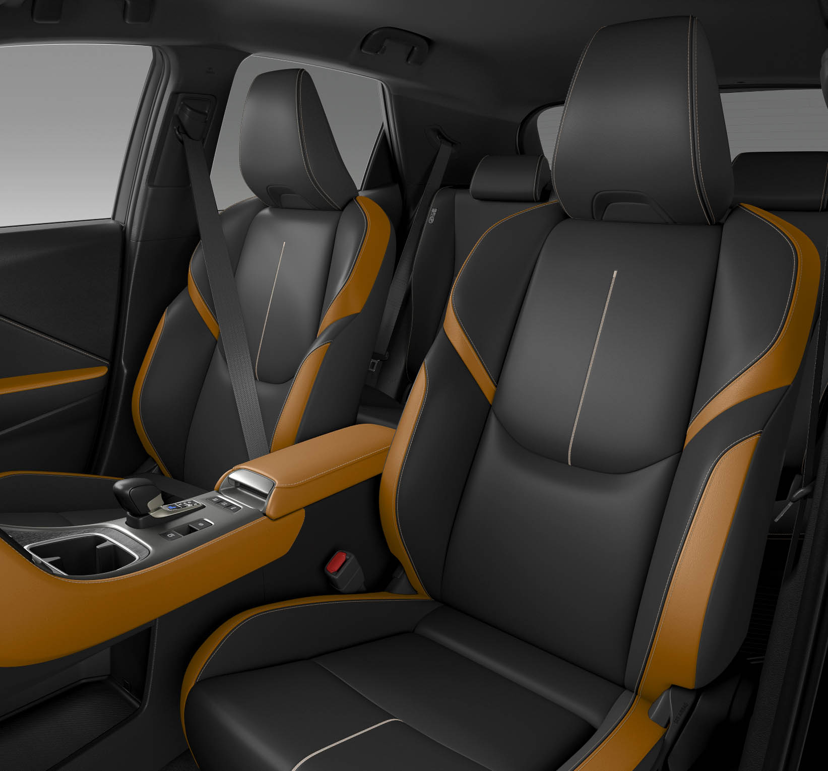 セミアニリン本革アクセントカラー（オーカー）