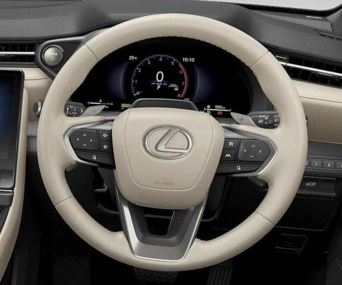 ステアリング：ソリスホワイト