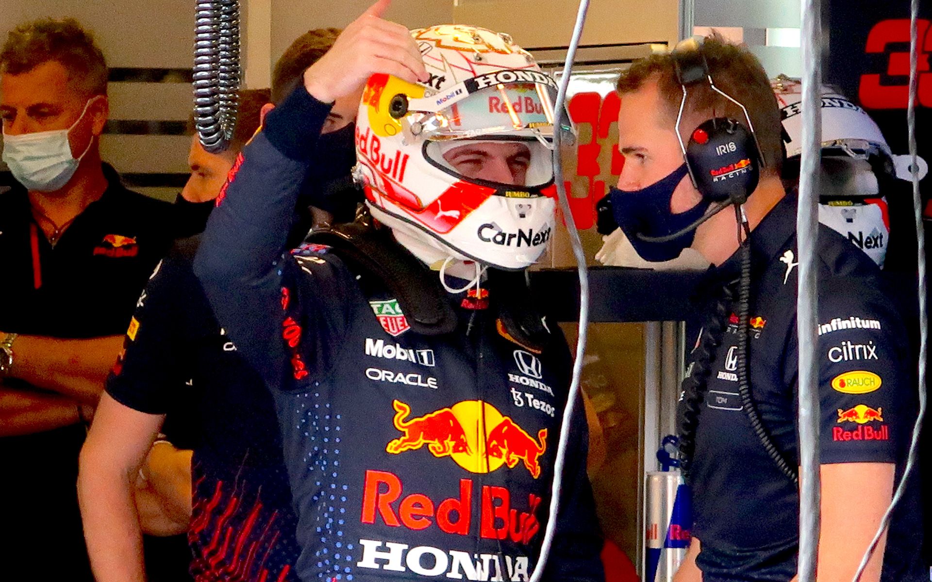 何とかポールポジションを獲得できたマックス・フェルスタッペン選手