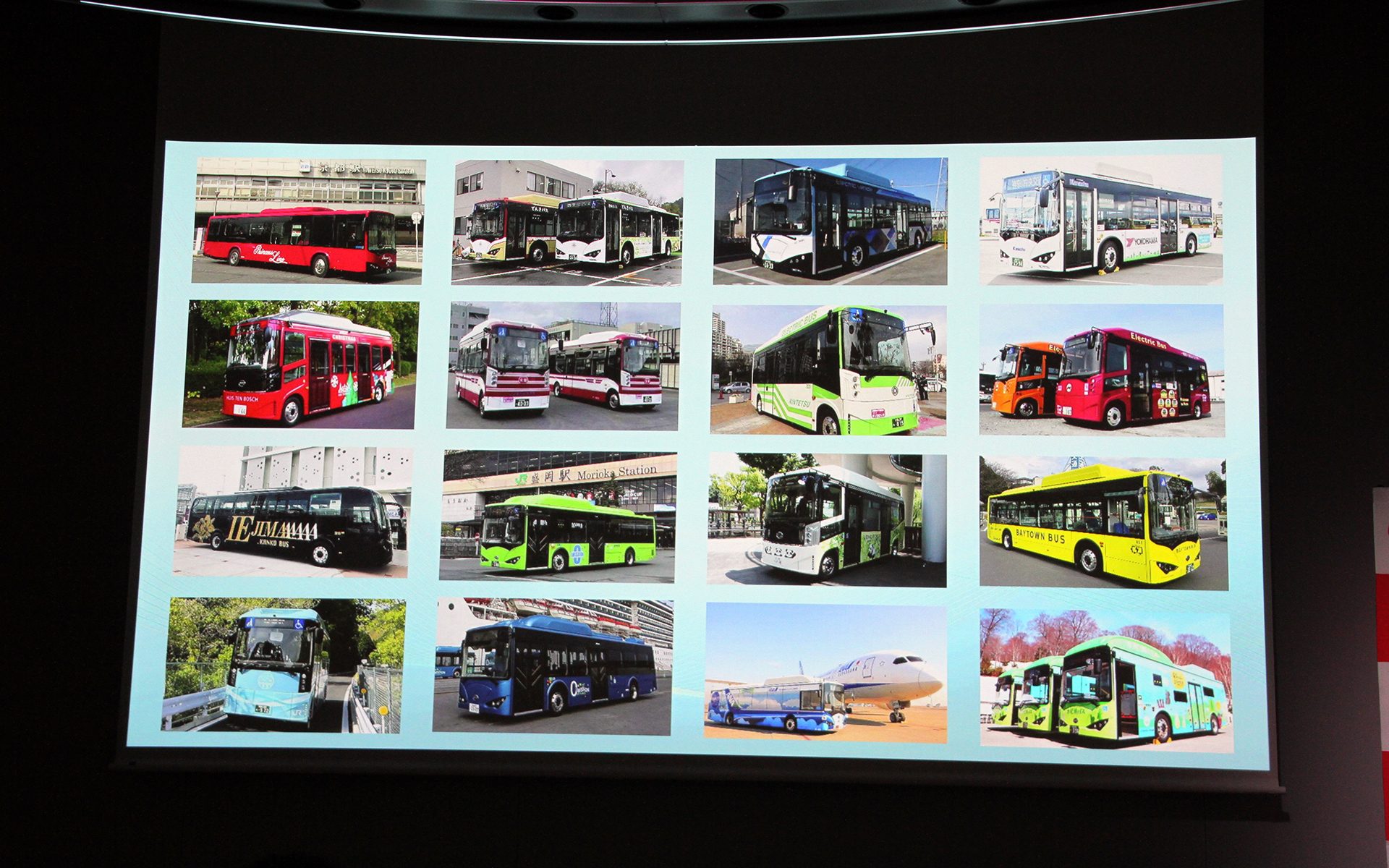 日本で活躍するBYDの電気バスたち