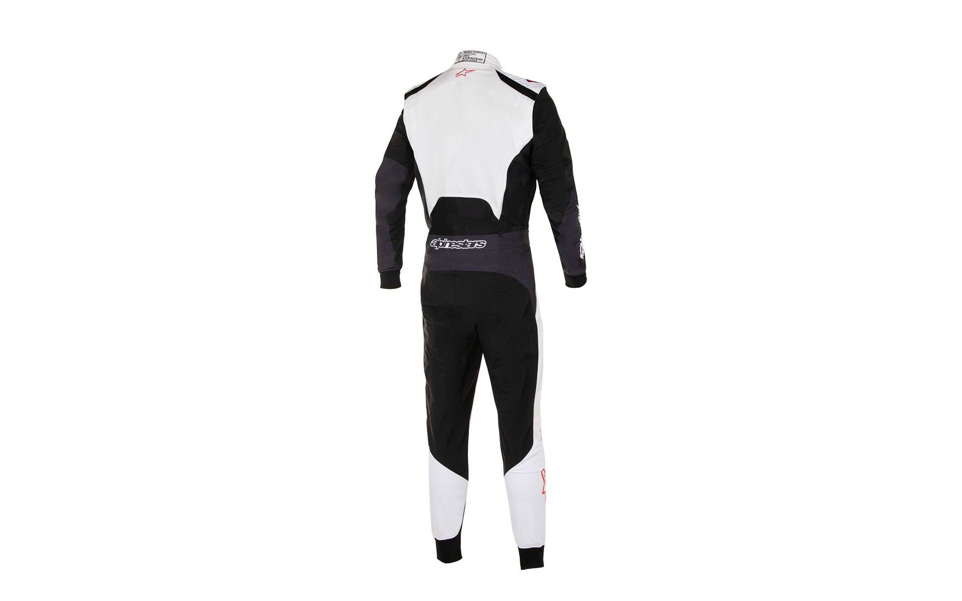 KMX-5 V3 SUIT。サイズは40-60（アスレチックレギュラーフィットデザイン）、カラーは2030 WHITE BLACK BRIGHT RED