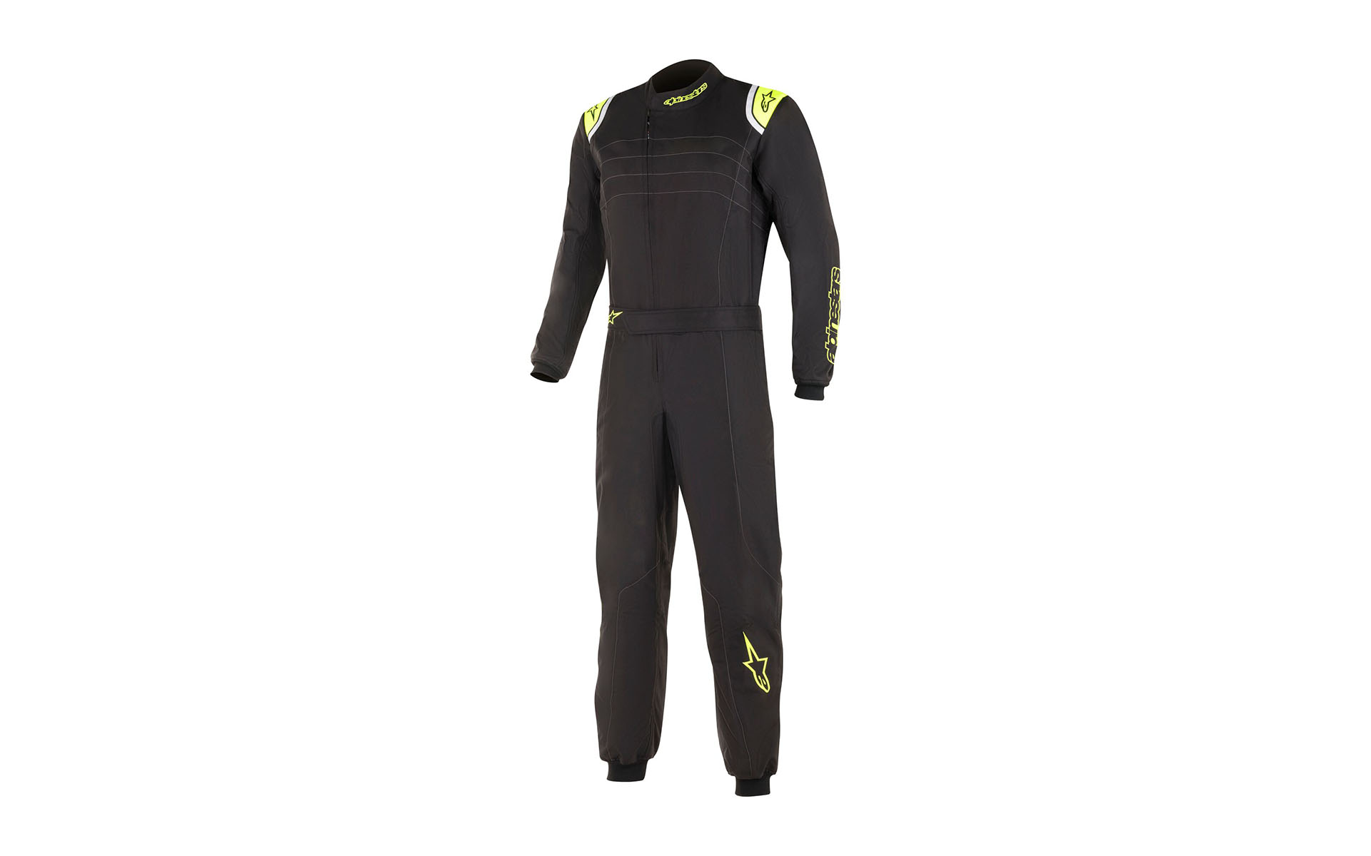 KMX-9 V3 SUIT。サイズは40-60（アスレチックレギュラーフィットデザイン）、カラーは155 BLACK YELLOW FLUO