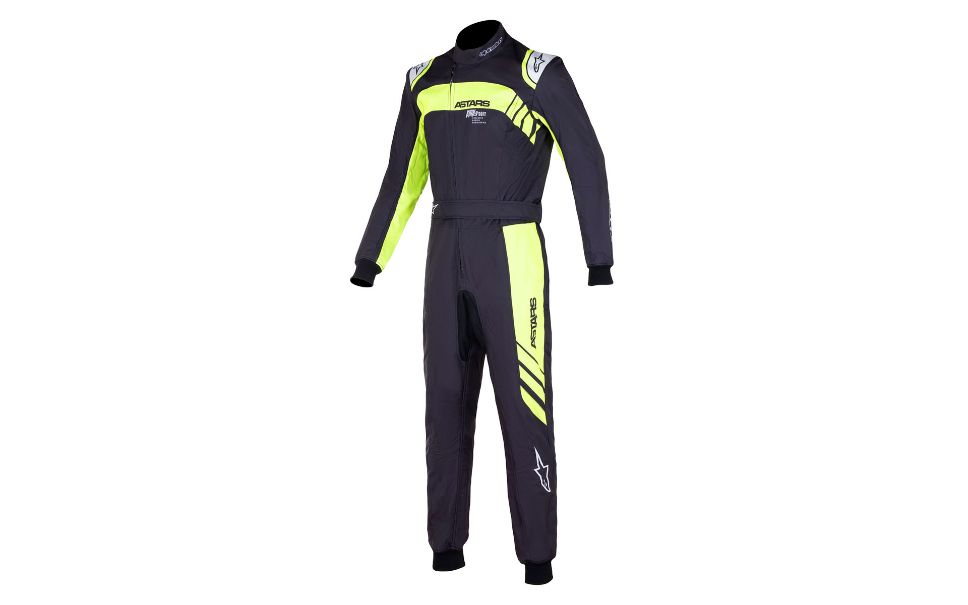 KMX-9 V3 GRAPHIC 3 SUIT。サイズは40-60（アスレチックレギュラーフィットデザイン）、カラーは155 BLACK YELLOW FLUO