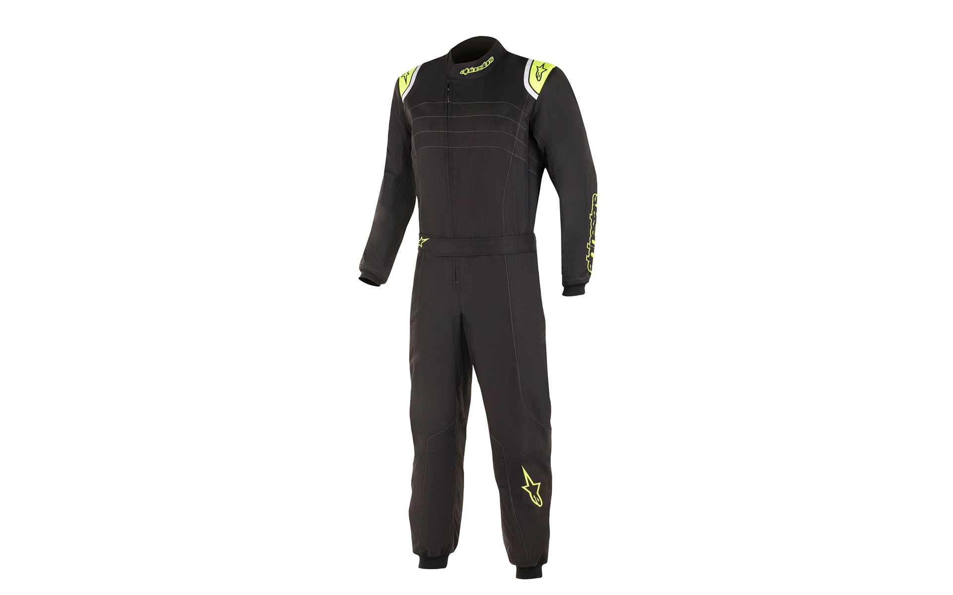 KMX-9 V3 S SUIT。サイズは120-130-140-150（アスレチックレギュラーフィットデザイン）、カラーは155 BLACK YELLOW FLUO