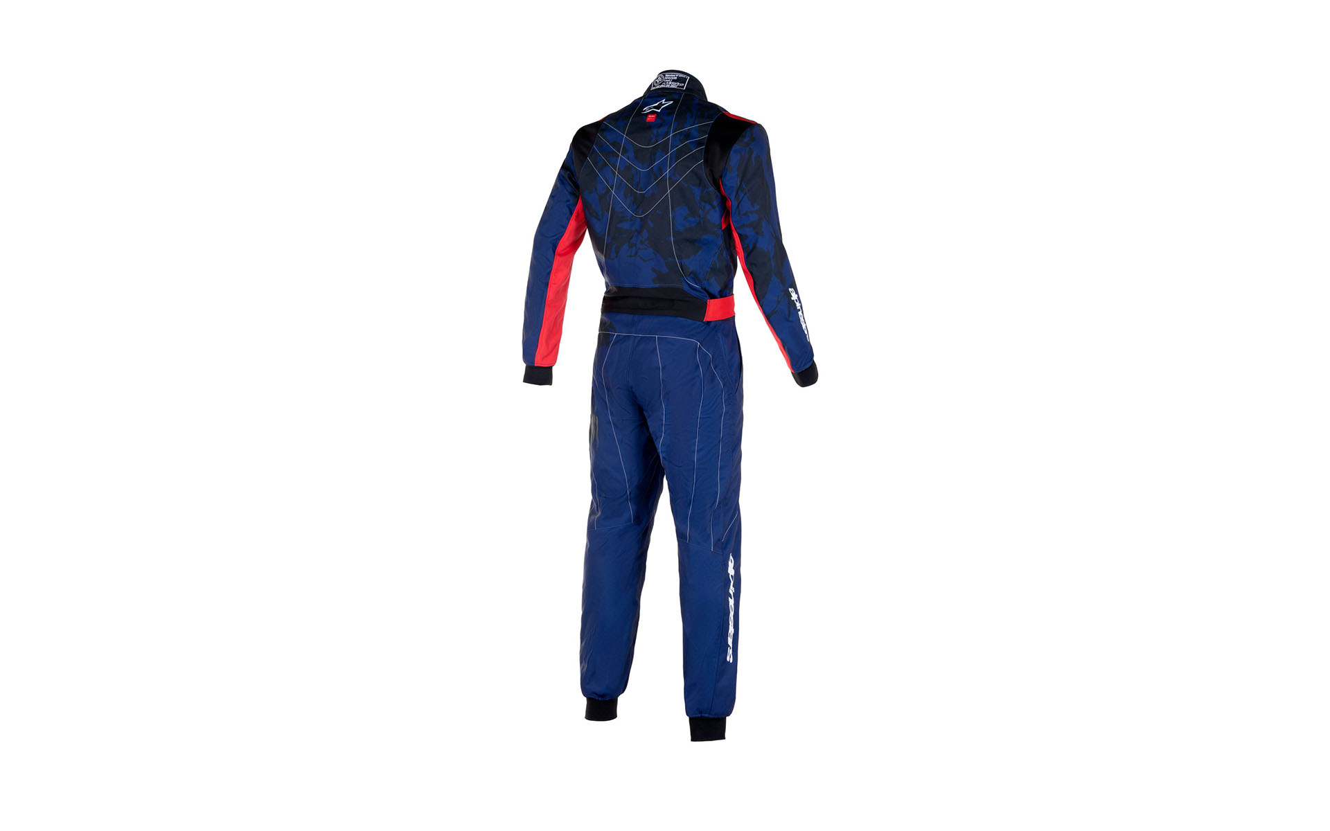 KMX-9 V3 S GRAPHIC 5 SUIT。サイズは120-130-140-150（アスレチックレギュラーフィットデザイン）、カラーは7138 NAVY RED