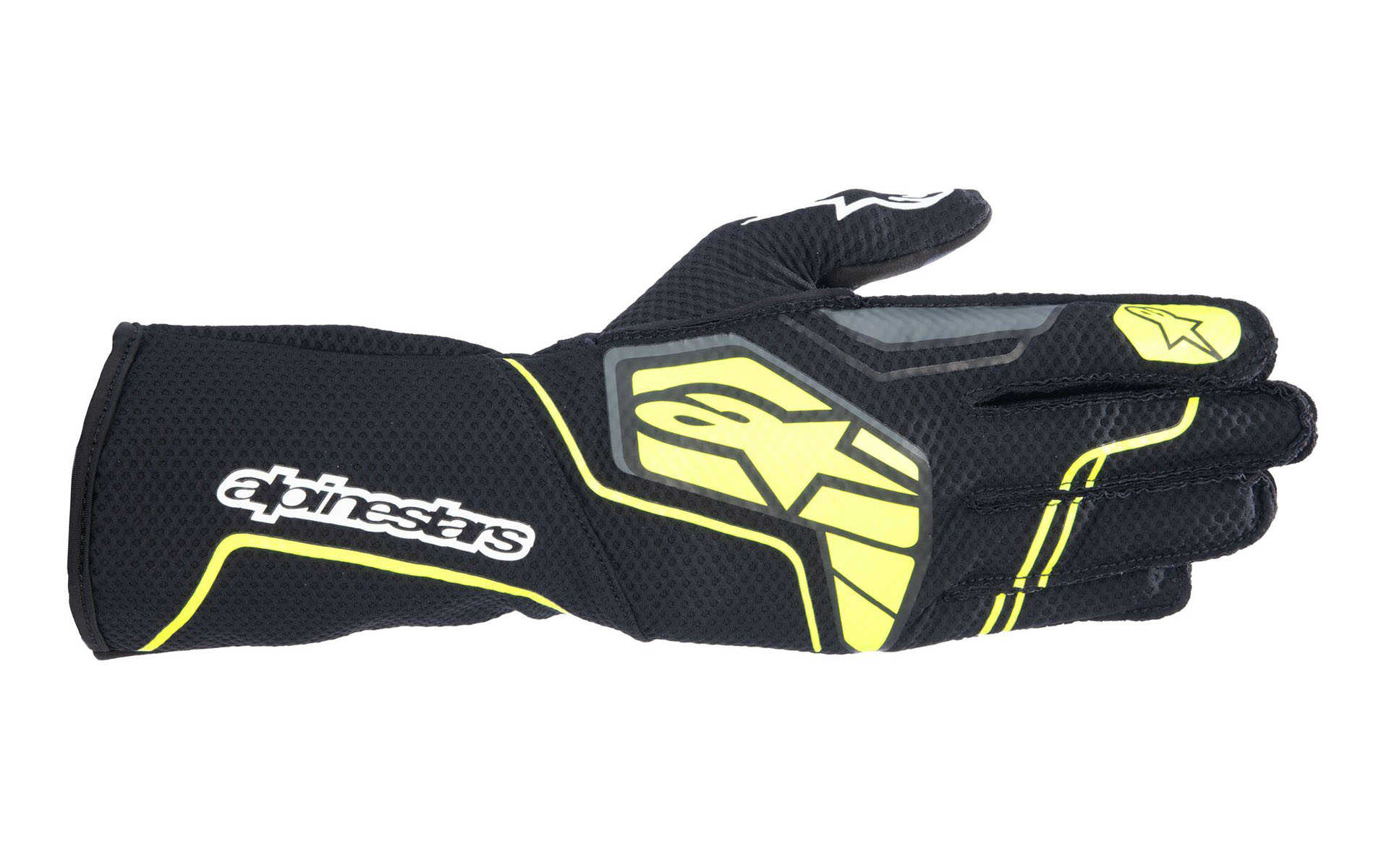 TECH-1 KX V4 GLOVES。サイズはS/M/L/XLと特注サイズのXXL、カラーは9151 TAR GRAY BLACK YELLOW FLUO