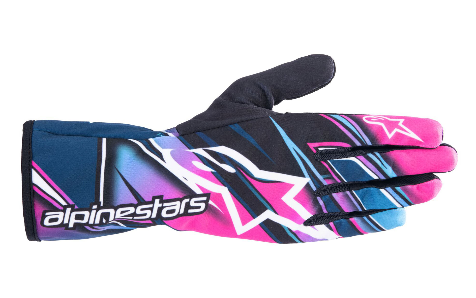 TECH-1 K RACE V2 COMPETITION GLOVES。サイズはS/M/L/XLと特注サイズのXXL、カラーは3035 FUCHSIA CYAN WHITE