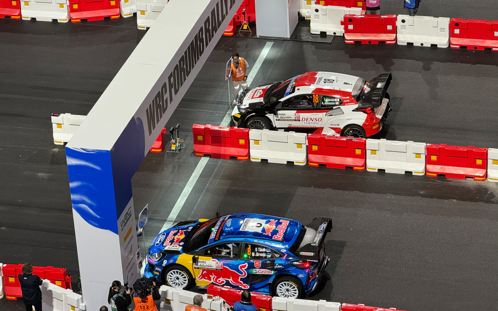 ヌービル選手は速さを見せた