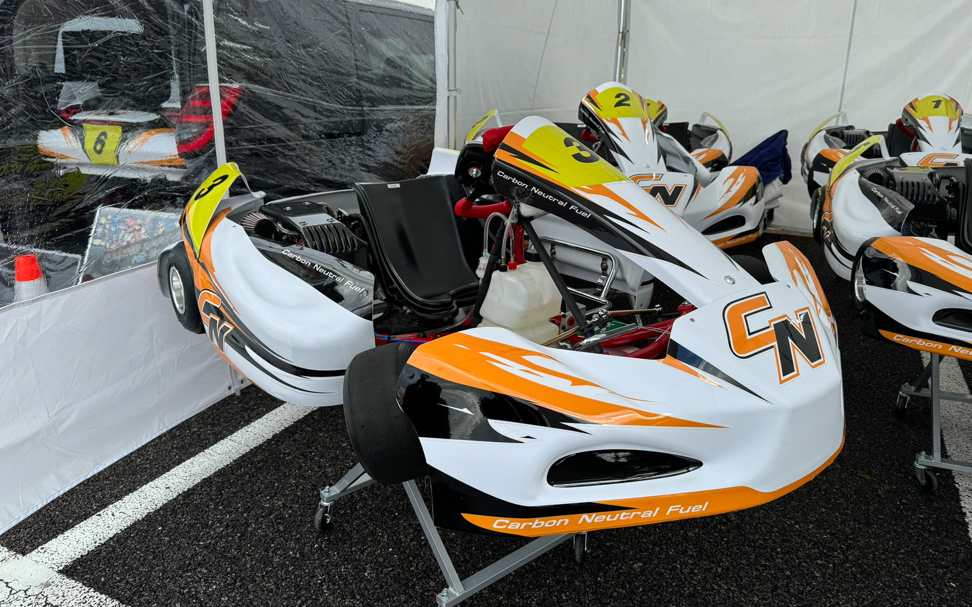 カーボンニュートラル燃料対応エンジン搭載カート