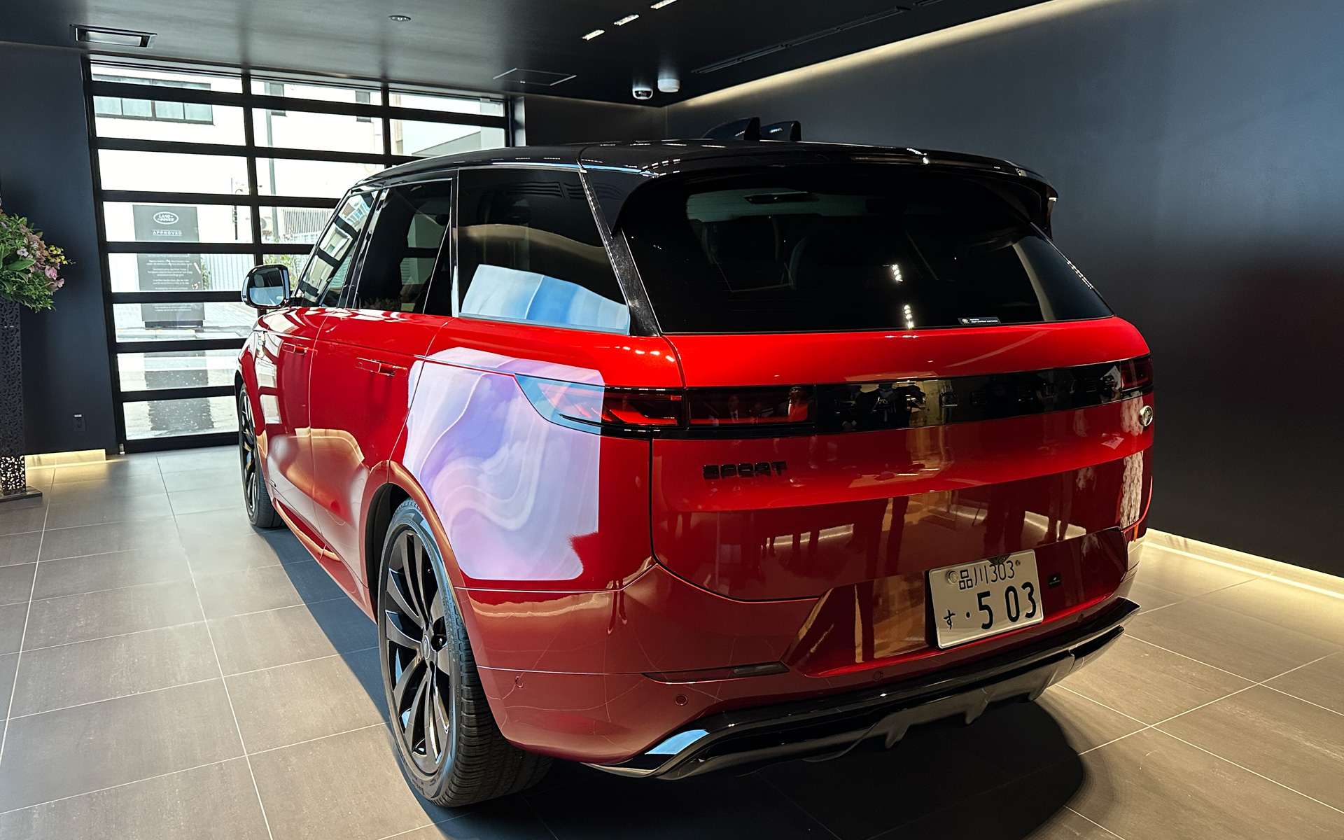 納車式が行なわれるスペース