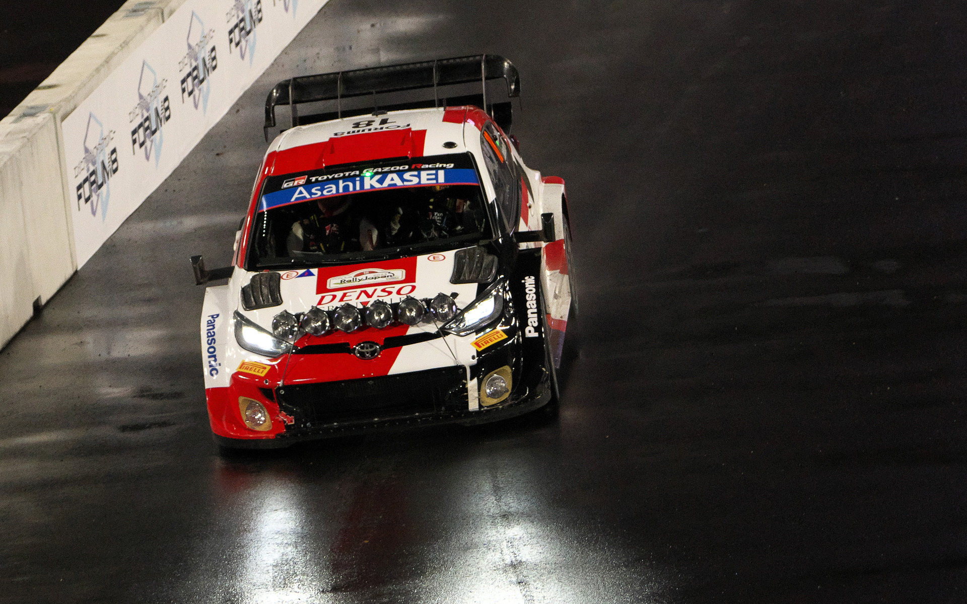 驚異的な追い上げを見せた18号車 勝田貴元/アーロン・ジョンストン（トヨタ GRヤリス ラリー1ハイブリッド）