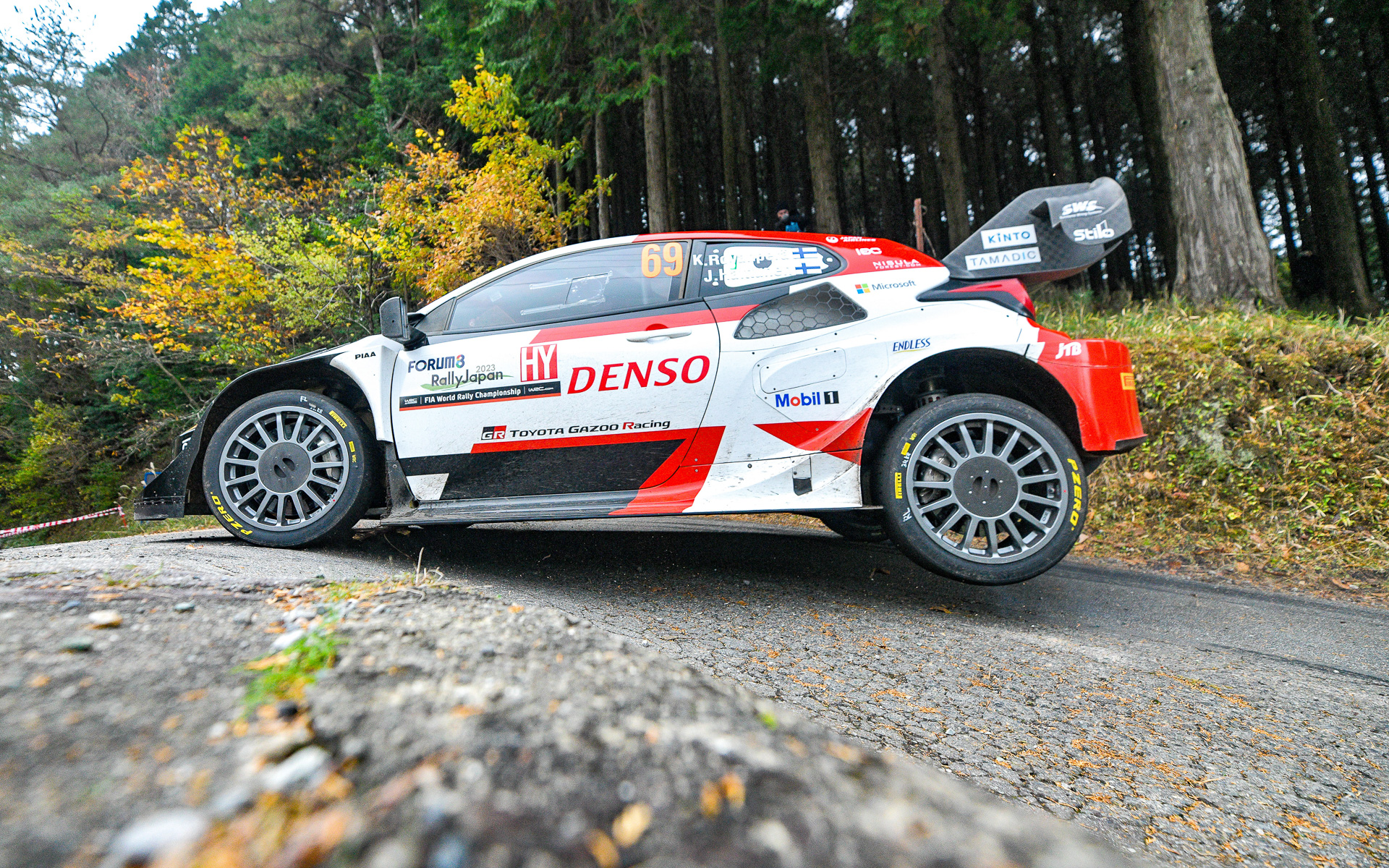 3位の69号車 カッレ・ロバンペラ/ヨンネ・ハルットゥネン（トヨタ GRヤリス ラリー1ハイブリッド）