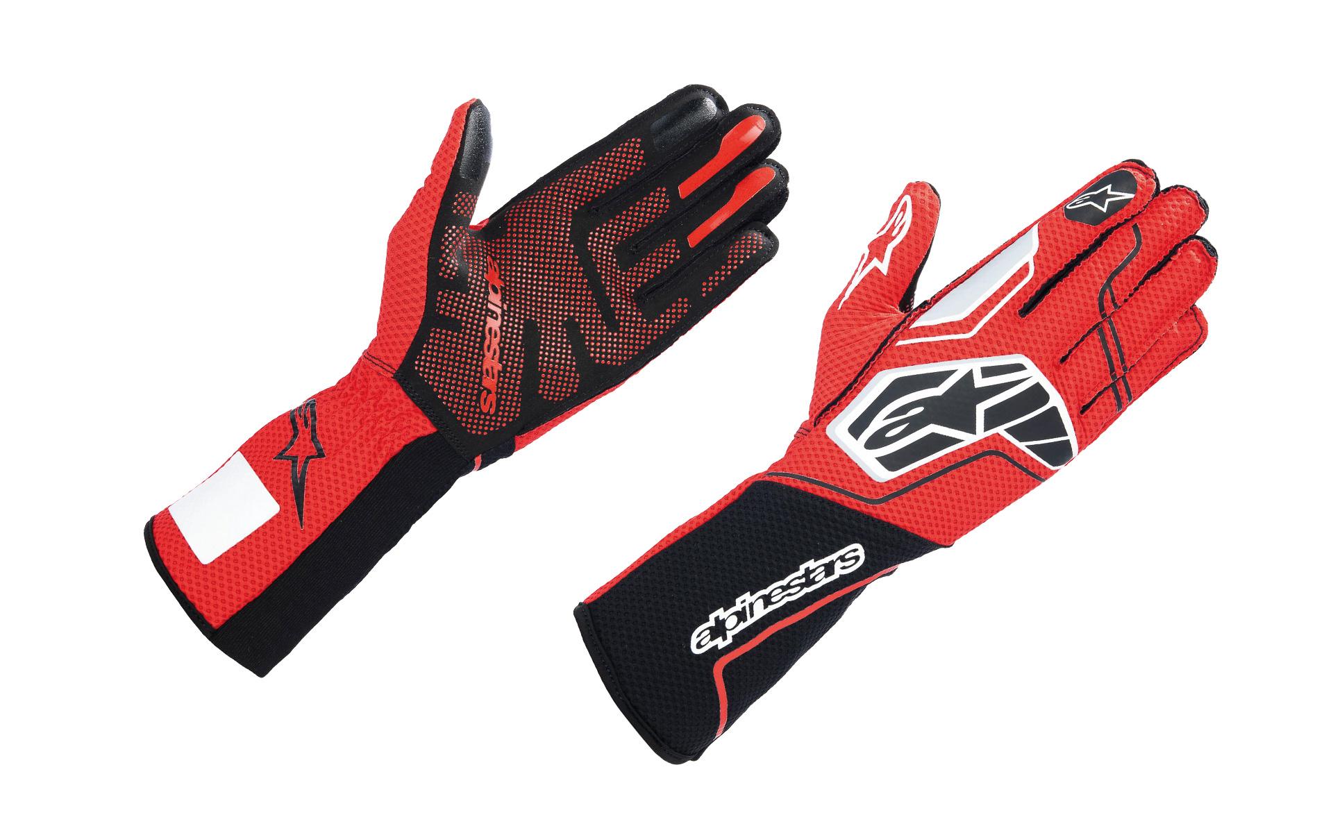 TECH-1 ZX V4 GLOVE。カラーはBLACK RED