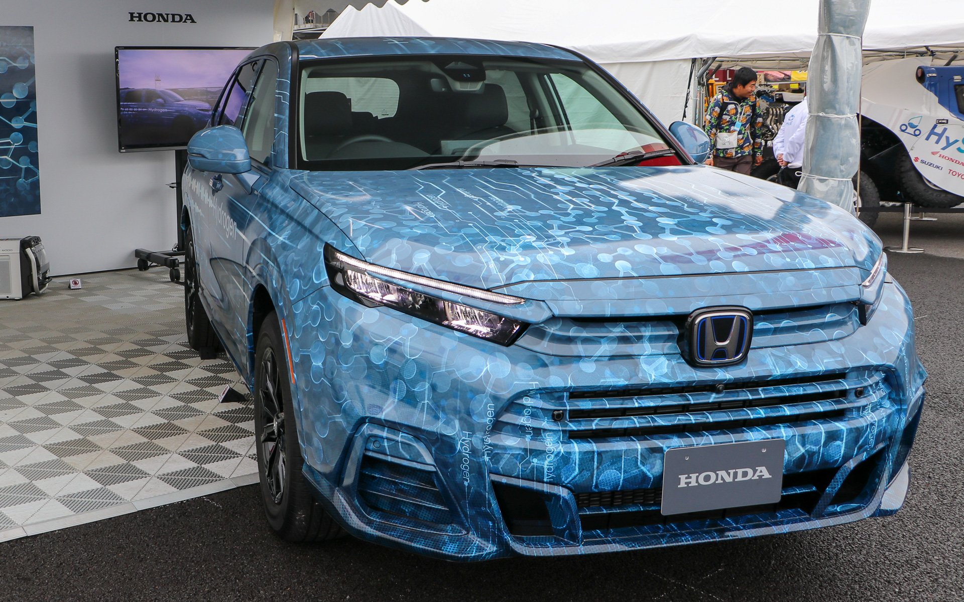 2024年発売予定の新型燃料電池車「CR-V FCEV（公道テスト車両）」