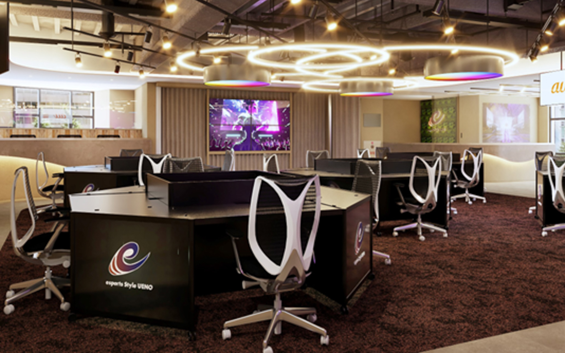 eスポーツ施設「esports Style UENO」室内イメージ