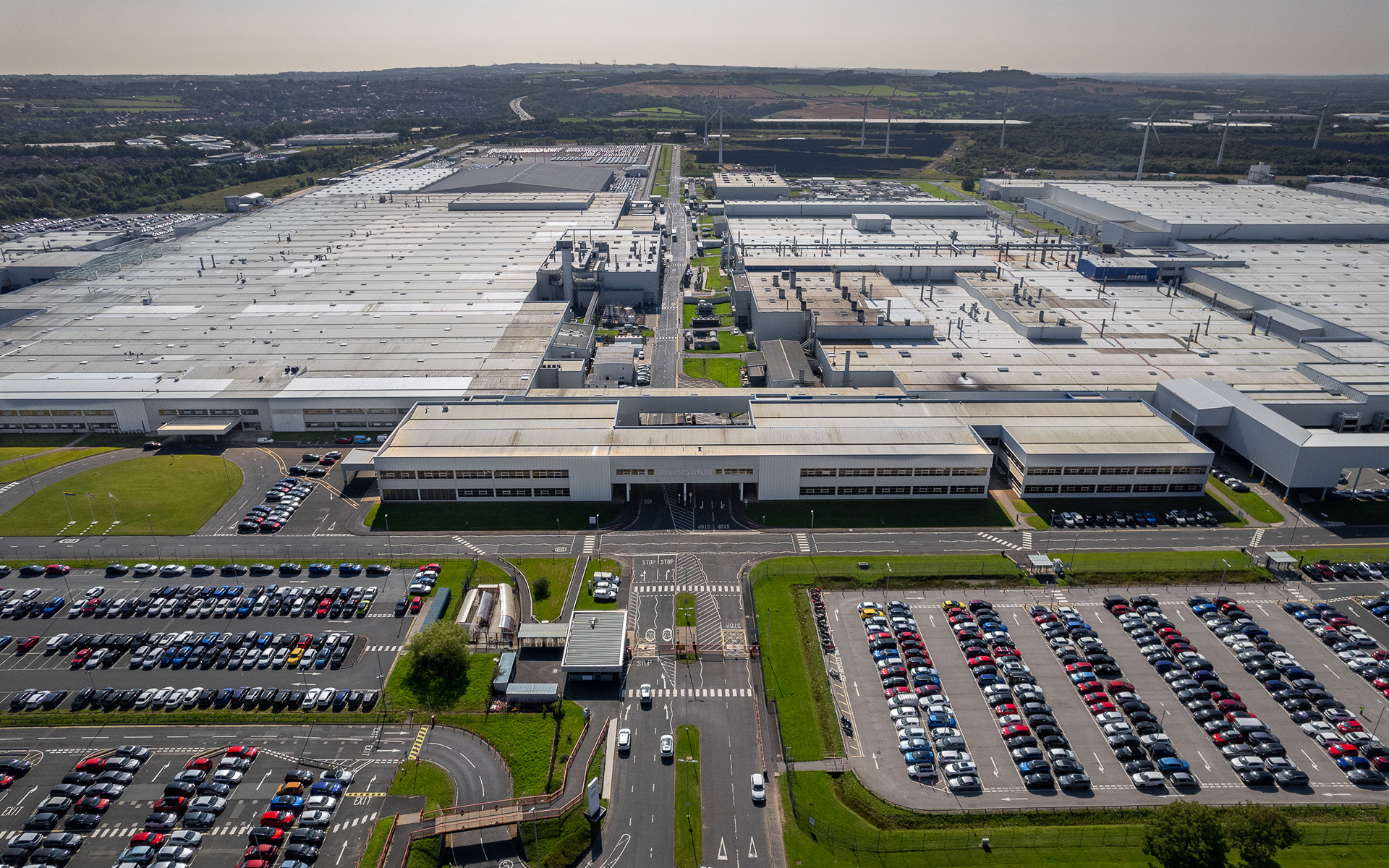 英国サンダーランドにある日産の工場
